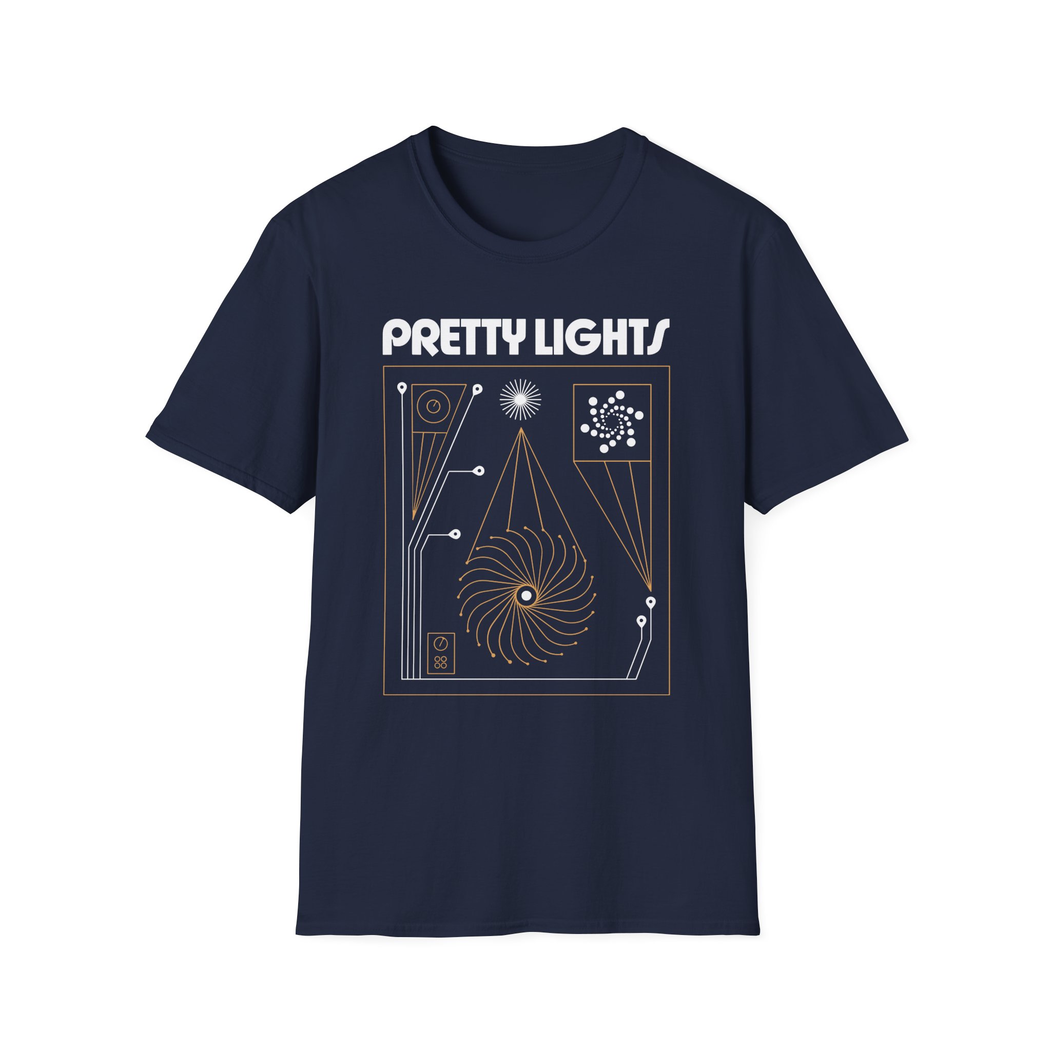 Pretty Lights Swirl Science Unisex Softstyle T-Shirt