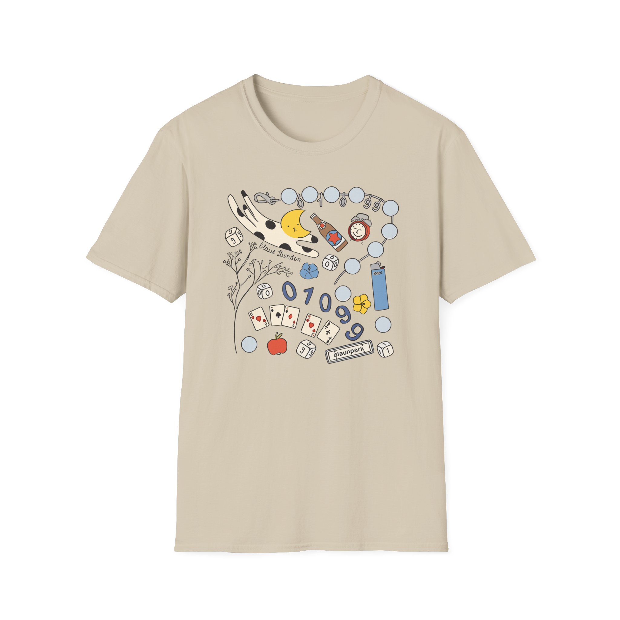 1098 Blaue Stunden Unisex Softstyle T-Shirt