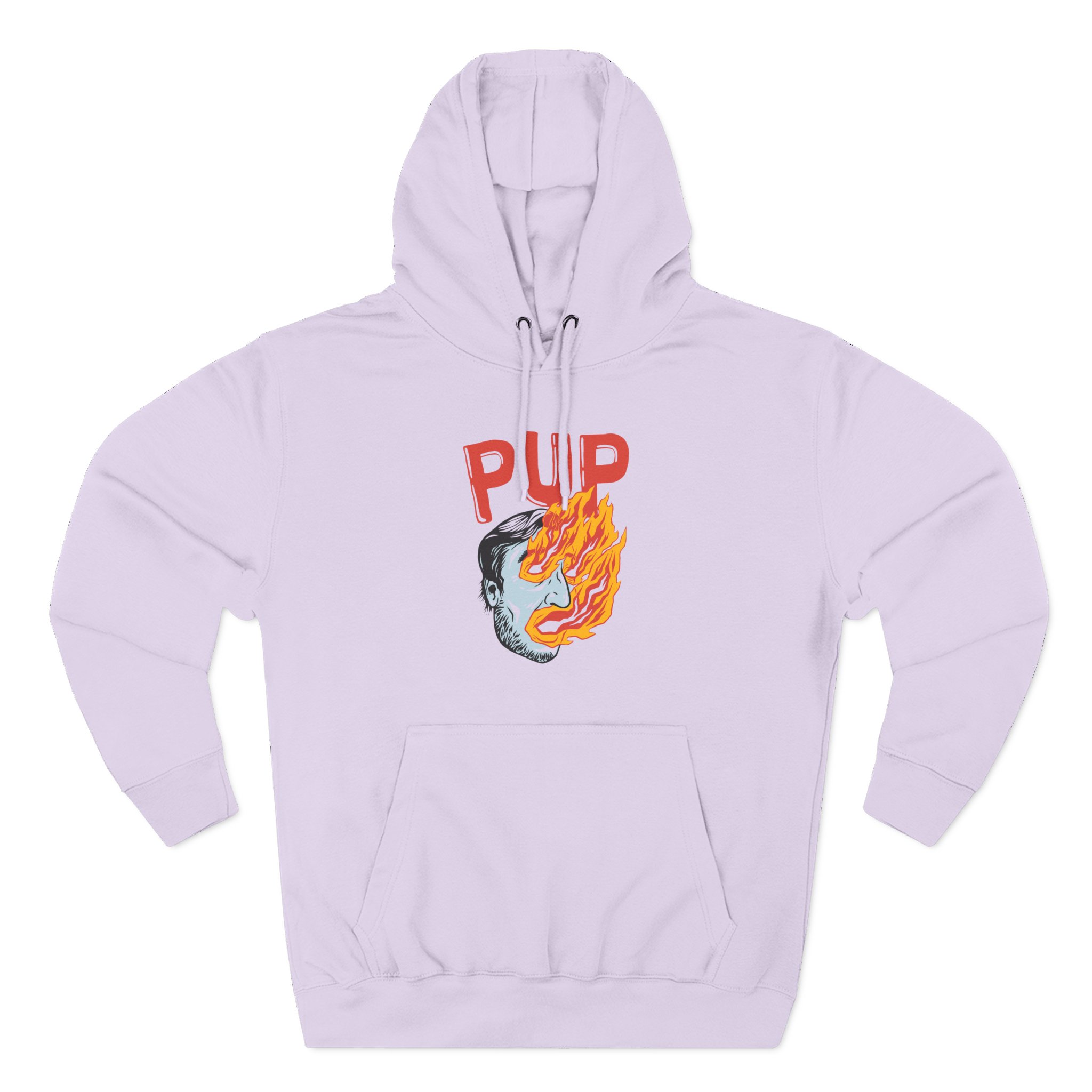 Pup I Hope the World Explodes Three-Panel Fleece Hoodie