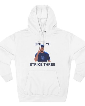 Trevor Bauer One Eye Strike Three Three-Panel Fleece Hoodie