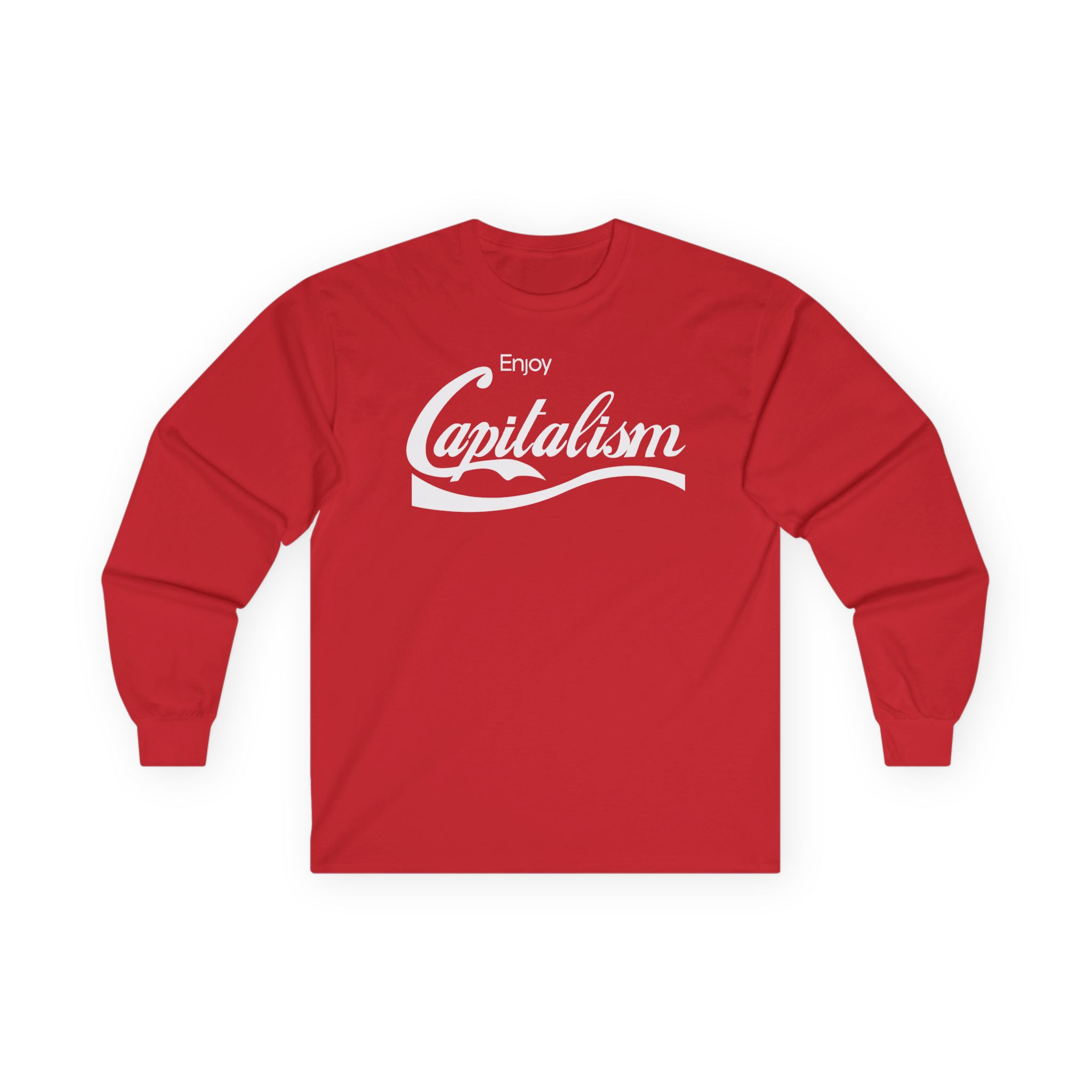 Valuetainment Enjoy Capitalism Unisex Ultra Cotton Long Sleeve Tee