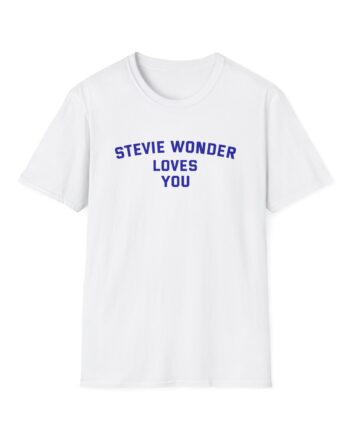 Stevie Wonder Loves You Unisex Softstyle T-Shirt