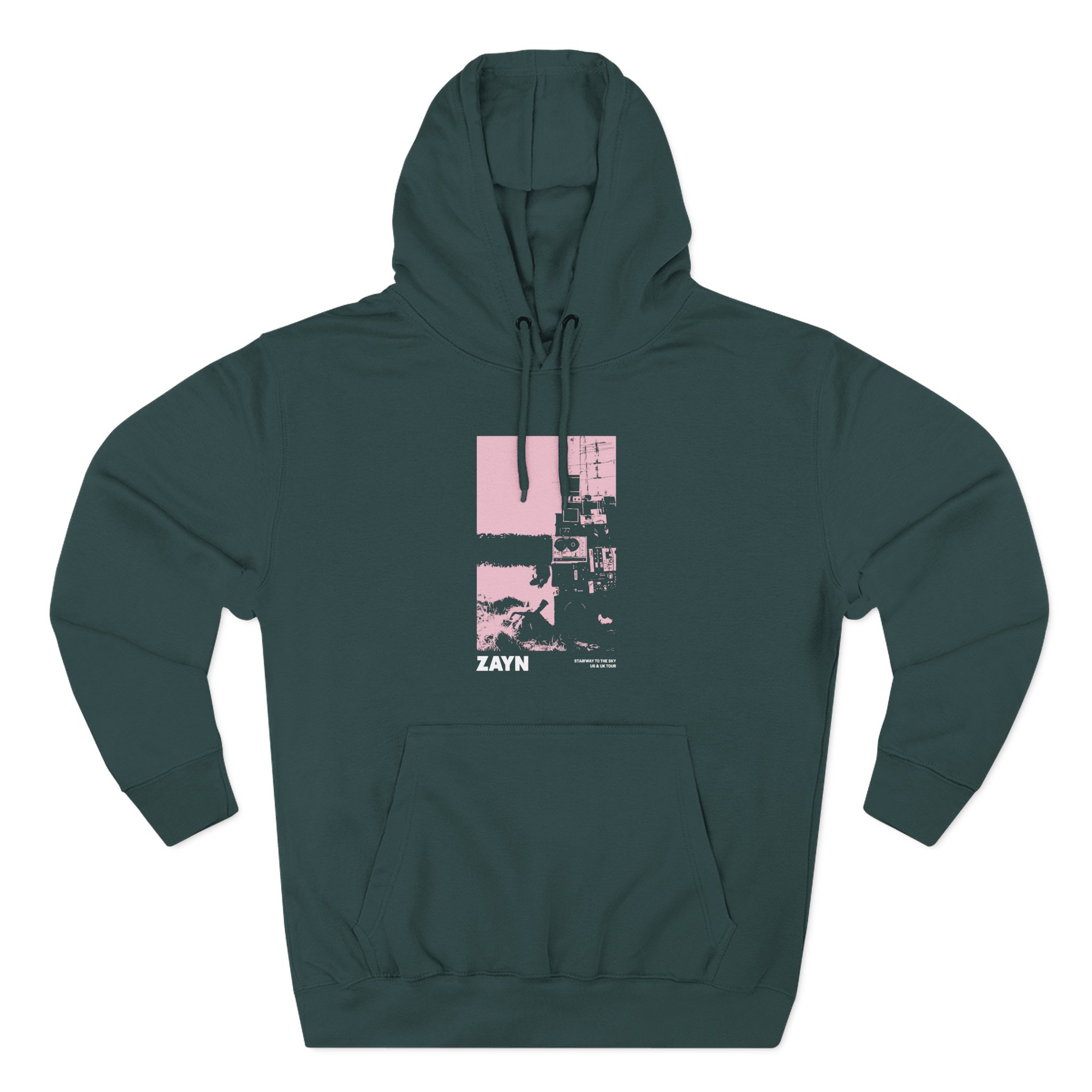 Zayn Malik Antenna Itin Faded Three-Panel Fleece Hoodie