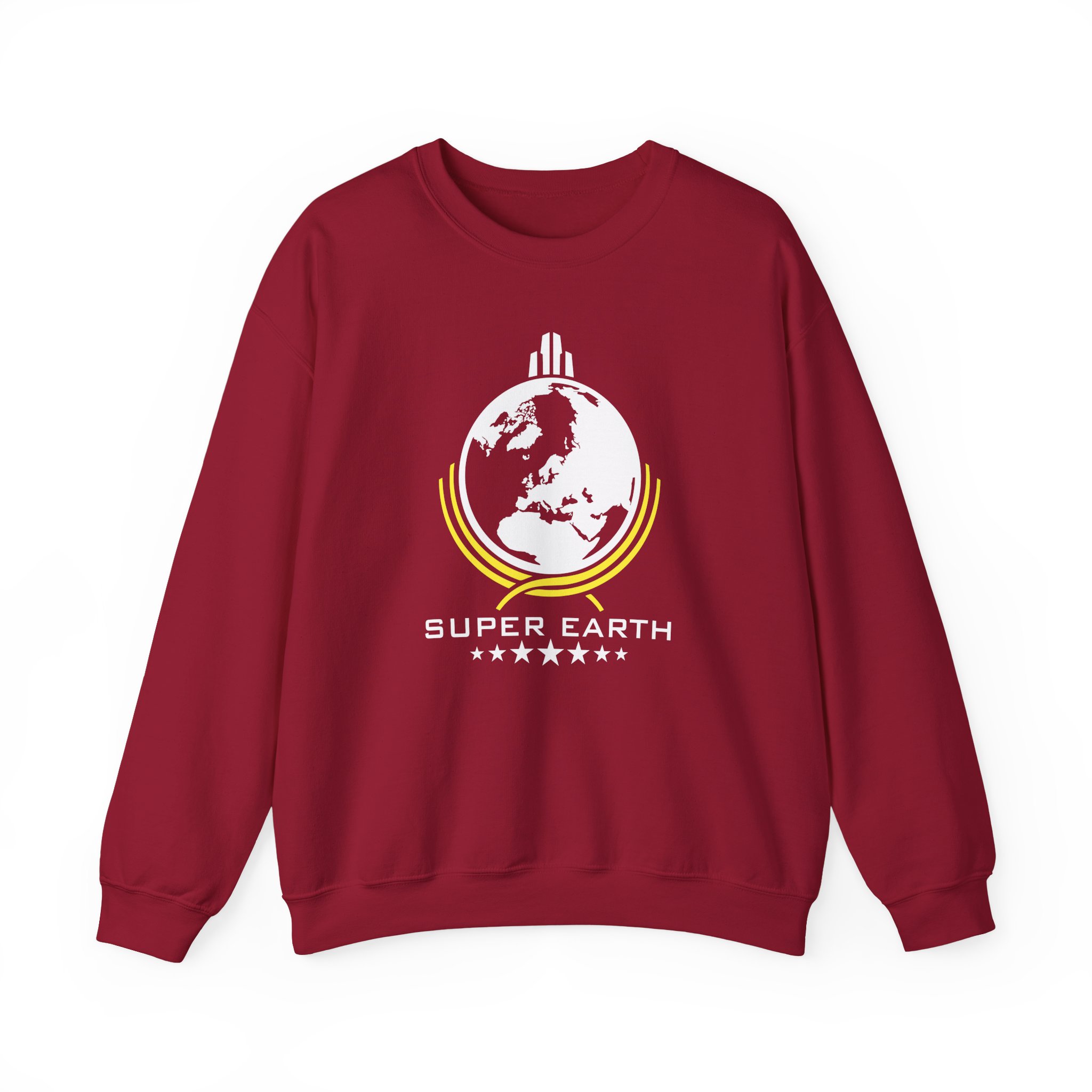 Helldivers Super Earth Unisex Heavy Blendâ„¢ Crewneck Sweatshirt