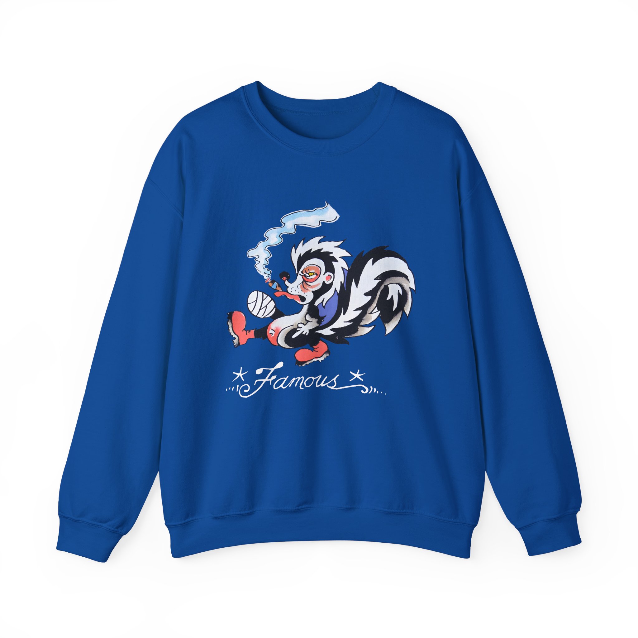 Kim Petras Famous Skunk Boxy Unisex Heavy Blendâ„¢ Crewneck Sweatshirt