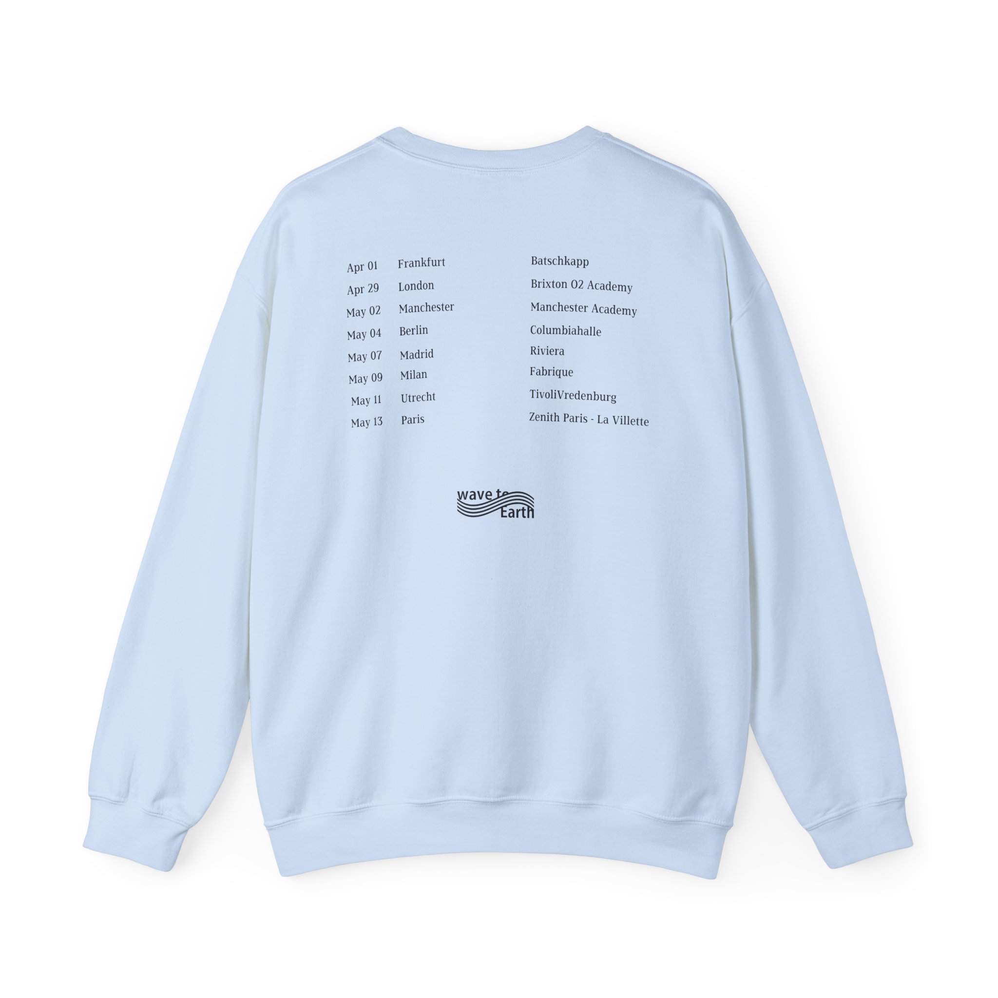 Wave to Earth "0.03 World Tour in Europe Unisex Heavy Blendâ„¢ Crewneck Sweatshirt
