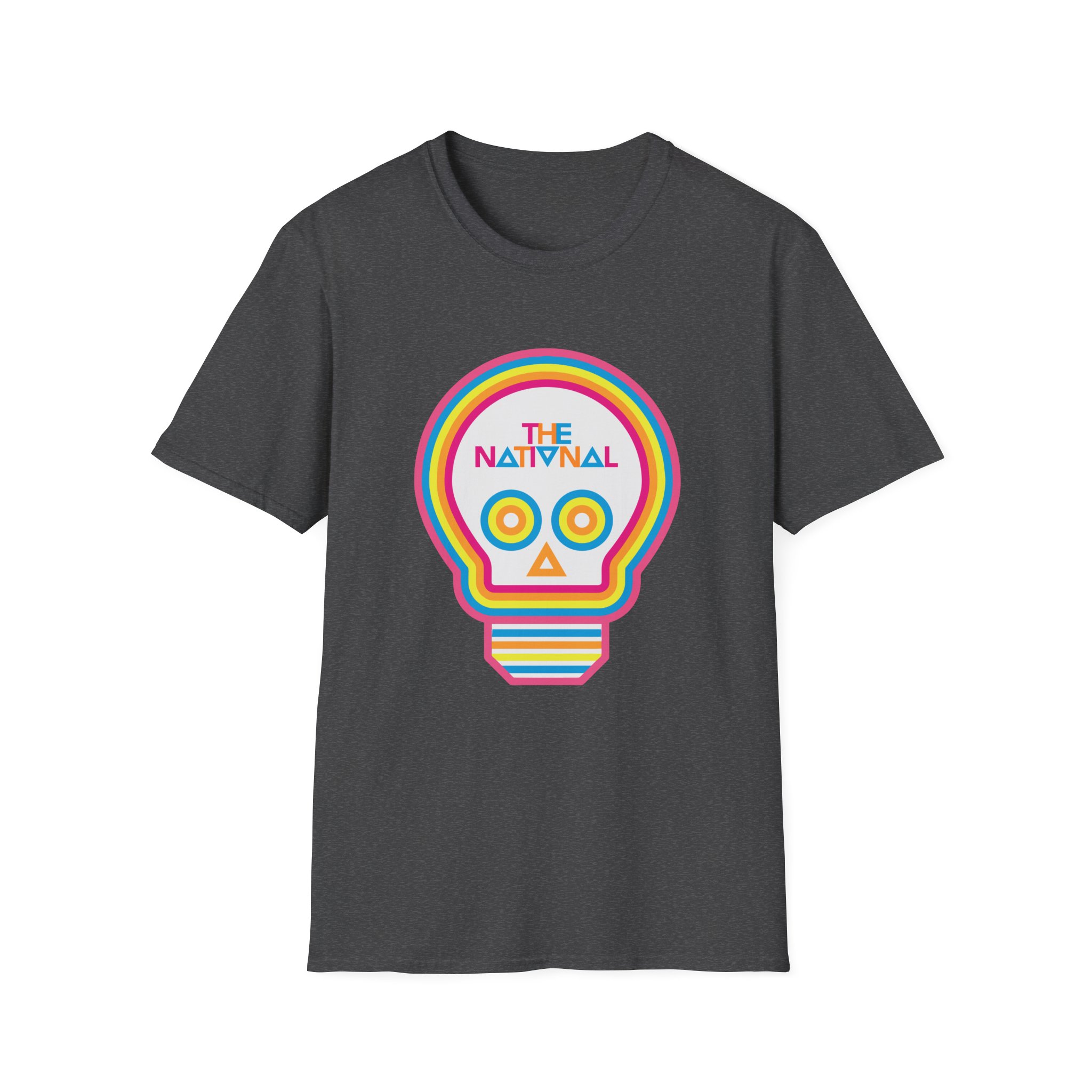 The National Lightbulb Skull Unisex Softstyle T-shirt