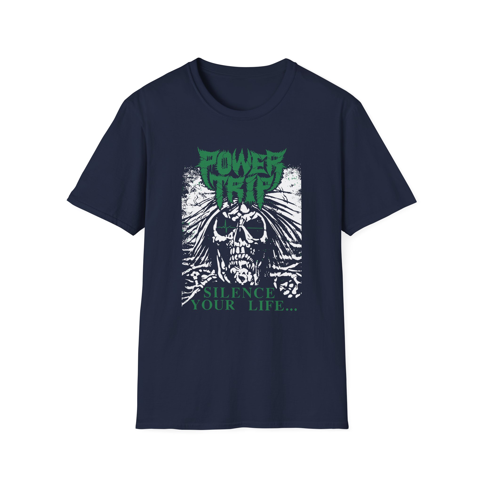 Power Trip Silence Unisex Softstyle T-Shirt
