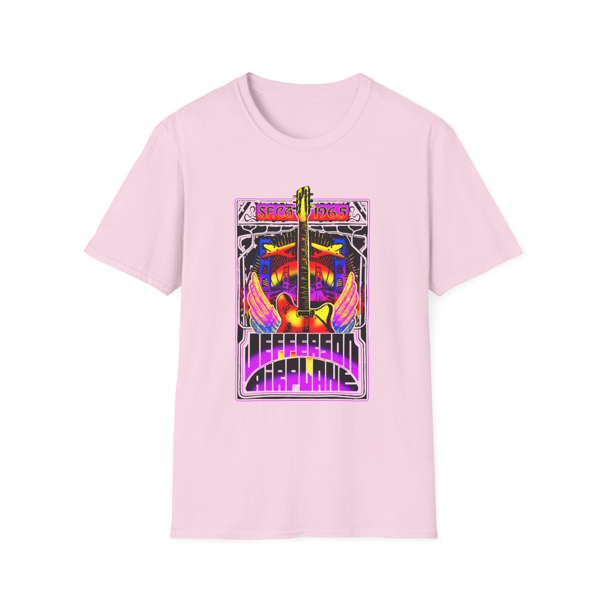 Jefferson Airplane San Francisco 1965 Unisex Softstyle T-Shirt