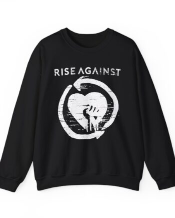 Rise Against Heartfist Babygrow Unisex Heavy Blend™ Crewneck Sweatshirt