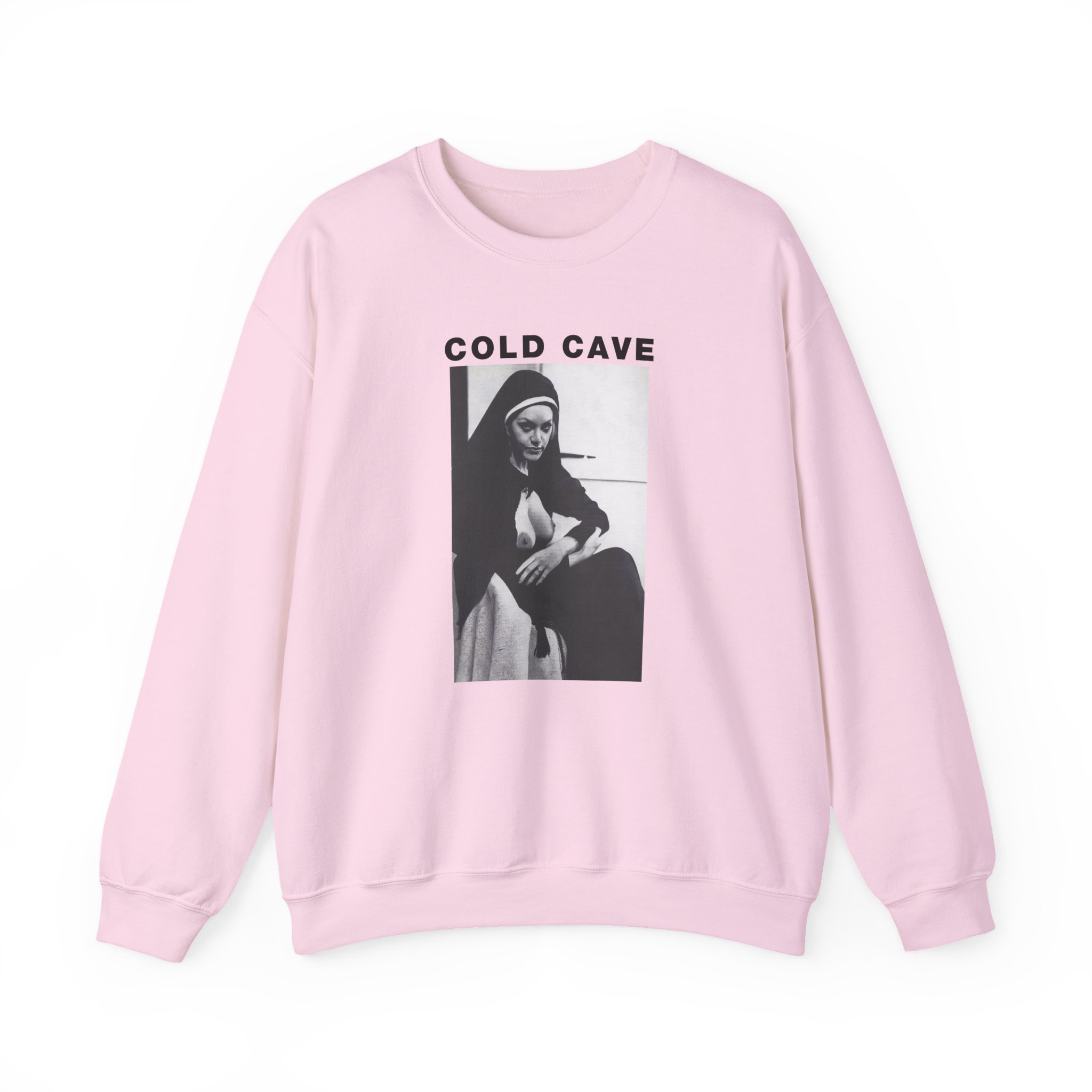 Cold Cave Nun Unisex Heavy Blendâ„¢ Crewneck Sweatshirt