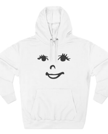 Blur Three-Panel Fleece Hoodie
