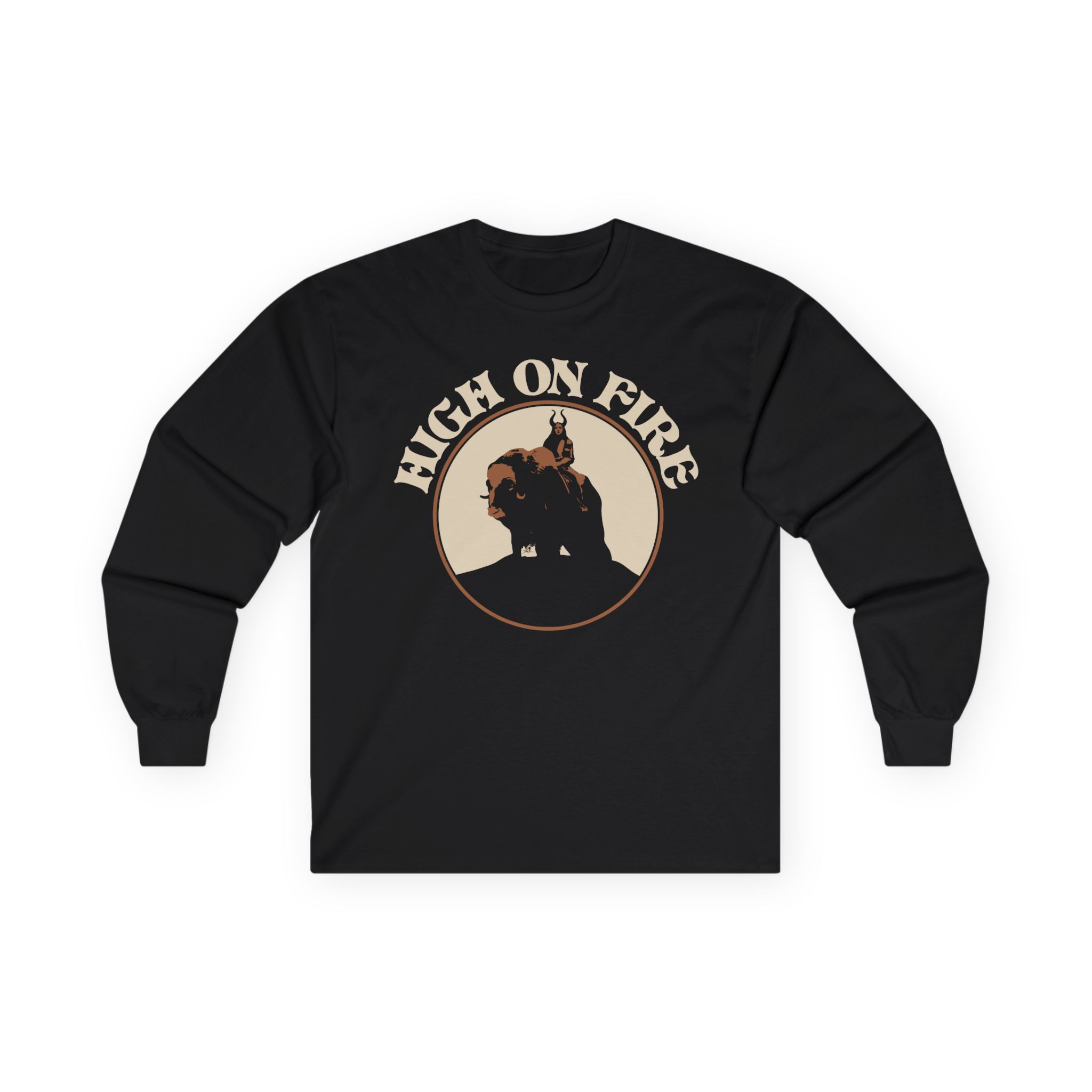 High on Fire Musk Ox Rider Unisex Ultra Cotton Long Sleeve Tee