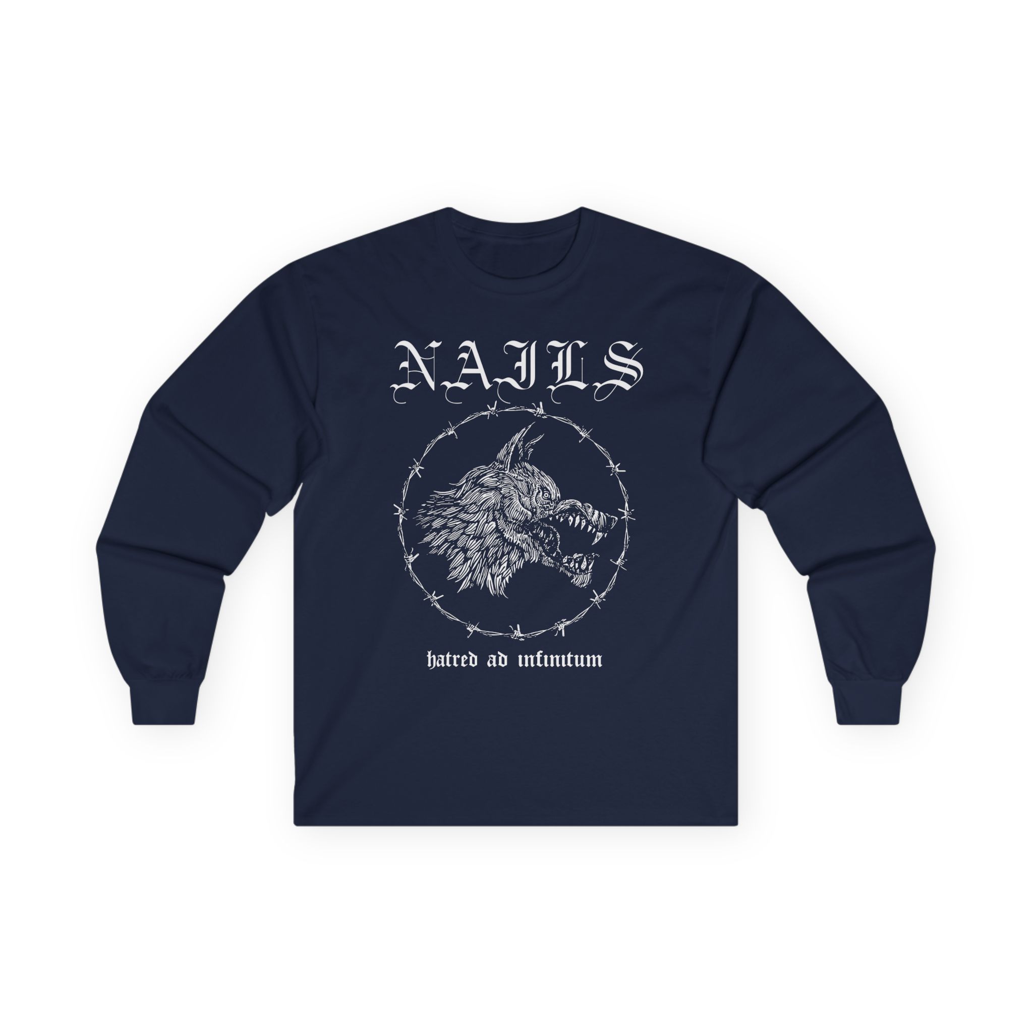 Nails Hatred Dog Unisex Ultra Cotton Long Sleeve Tee