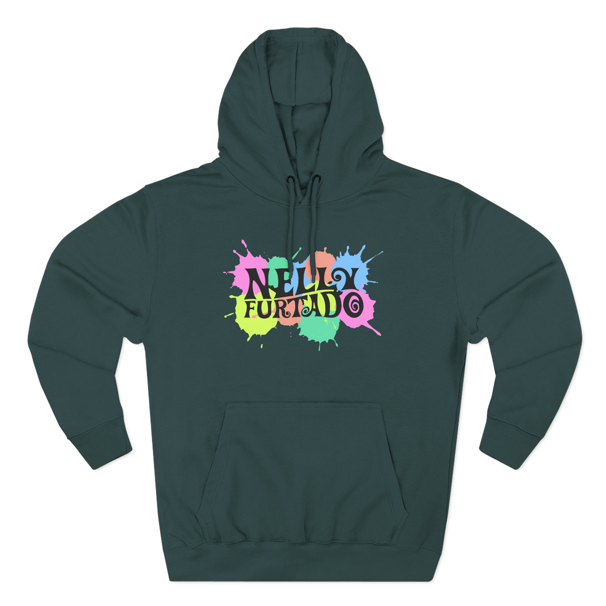 Nelly Furtado Three-Panel Fleece Hoodie