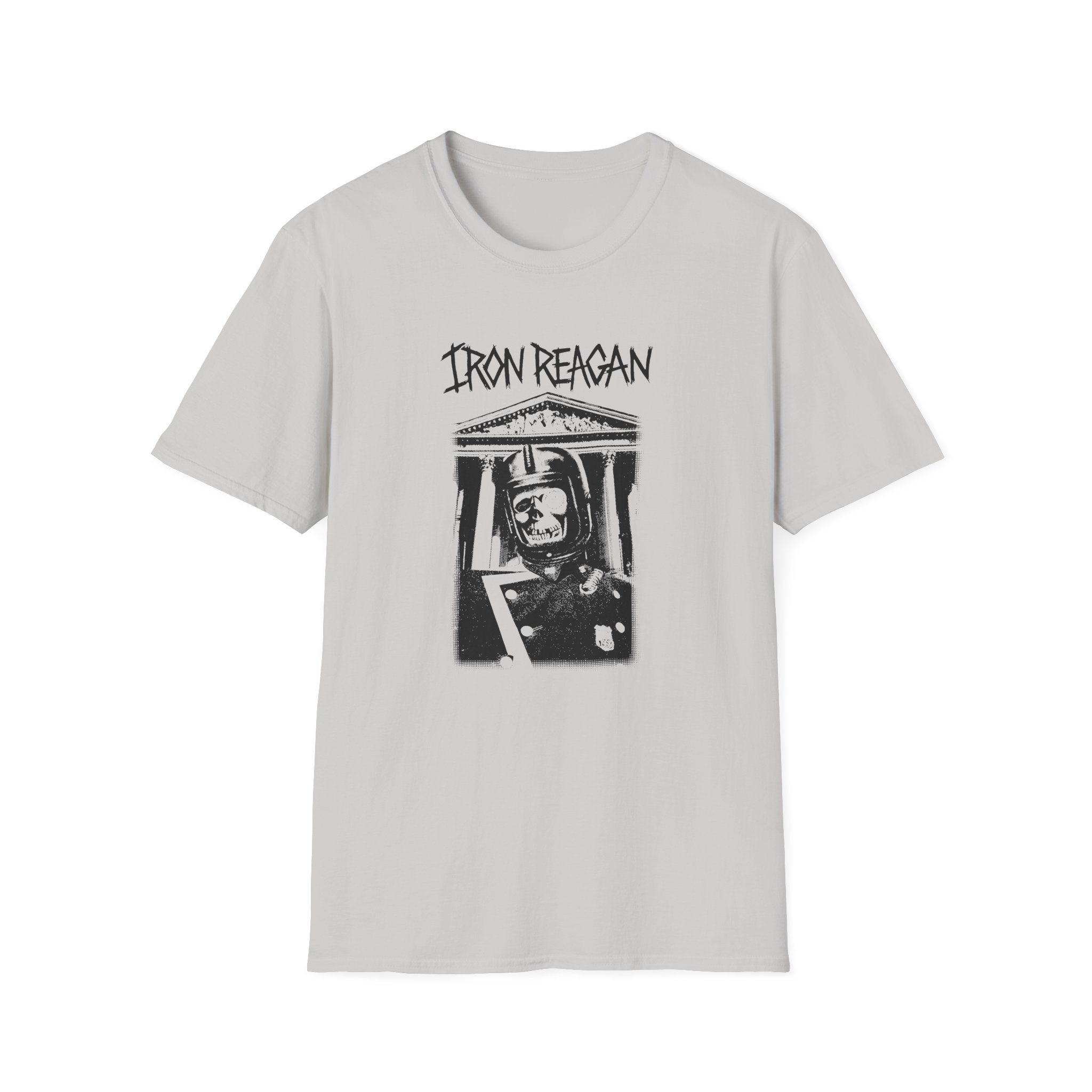 Iron Reagan Rewind Black Ink Unisex Softstyle T-Shirt
