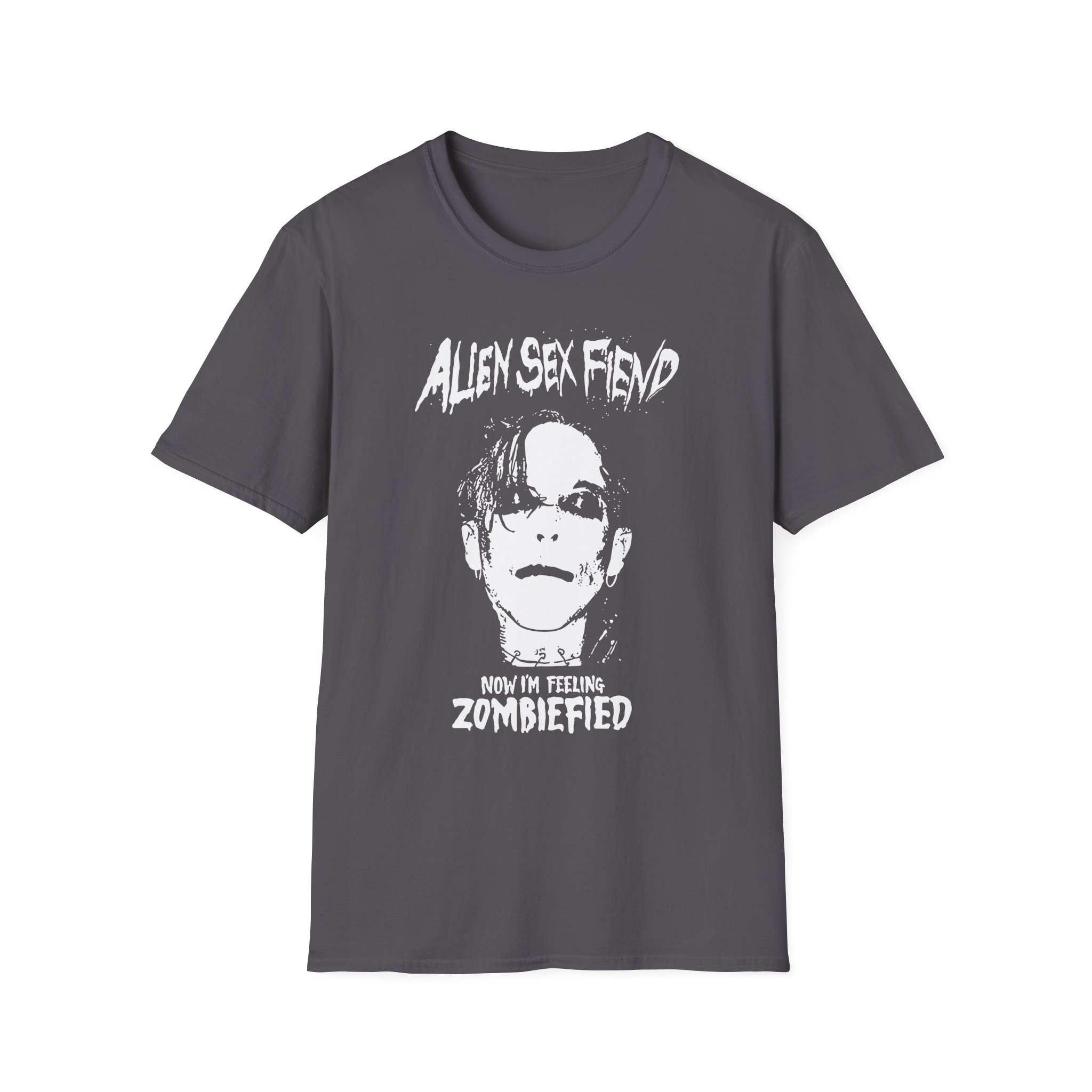 Alien Sex Fiend Zombiefied Unisex Softstyle T-Shirt
