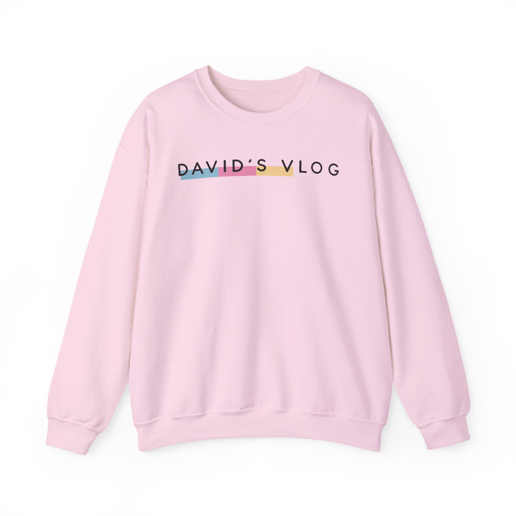 David Dobrik David's Vlog Unisex Heavy Blendâ„¢ Crewneck Sweatshirt