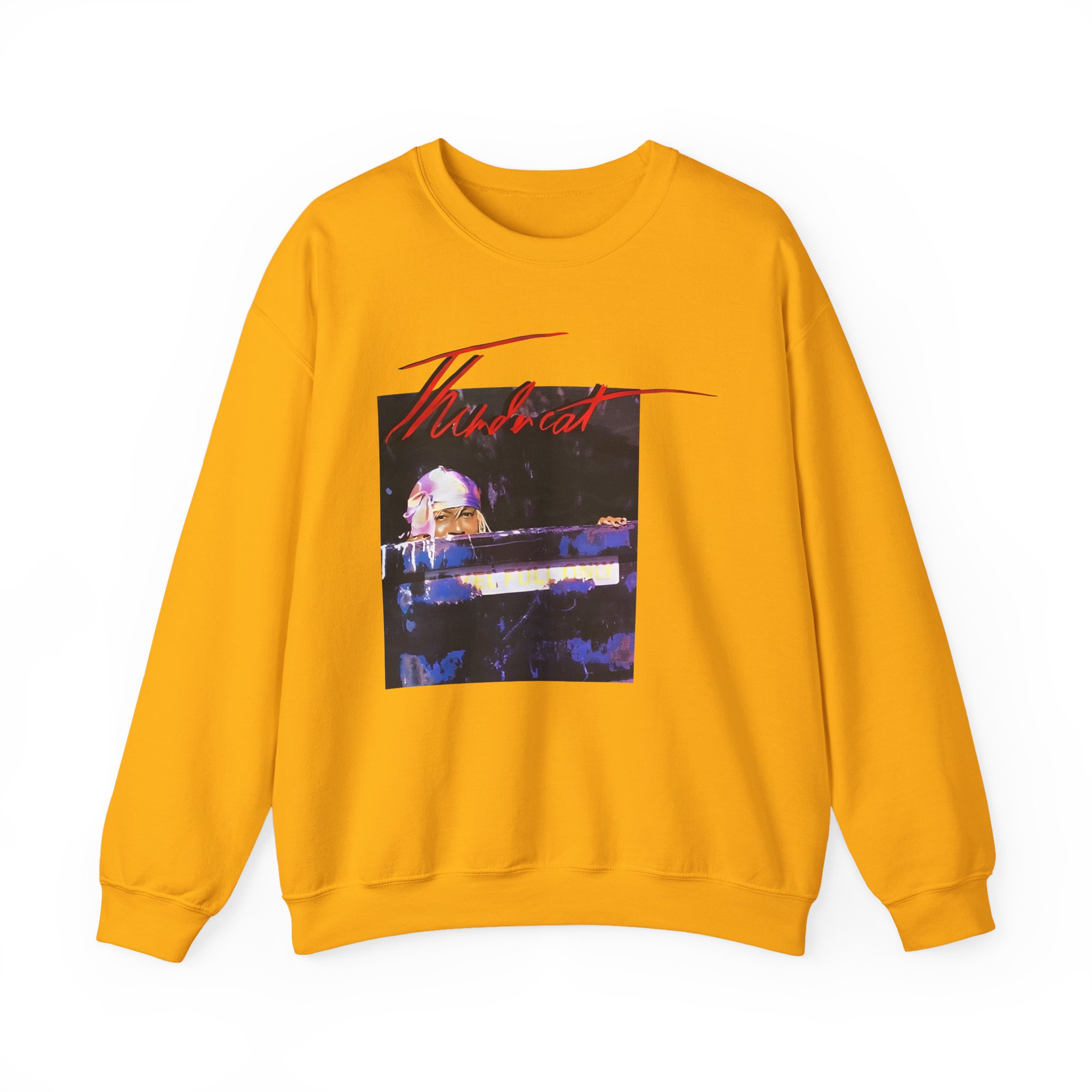 Thundercat Durag Dumpster Fire Unisex Heavy Blendâ„¢ Crewneck Sweatshirt