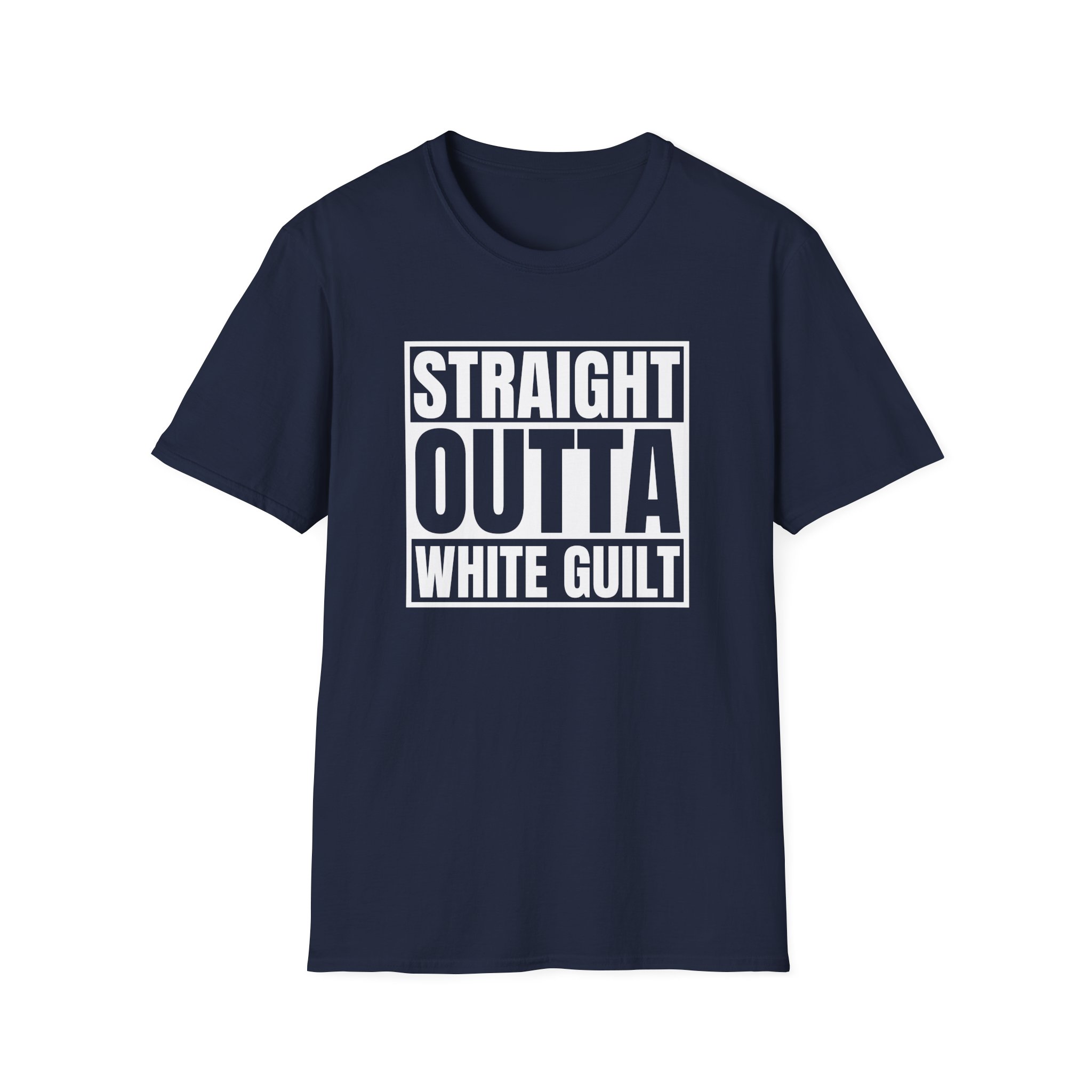 Upchurch Straight Outta White Guilt Unisex Softstyle T-Shirt