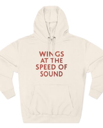 Wings at the Speed of Sound Three-Panel Fleece Hoodie