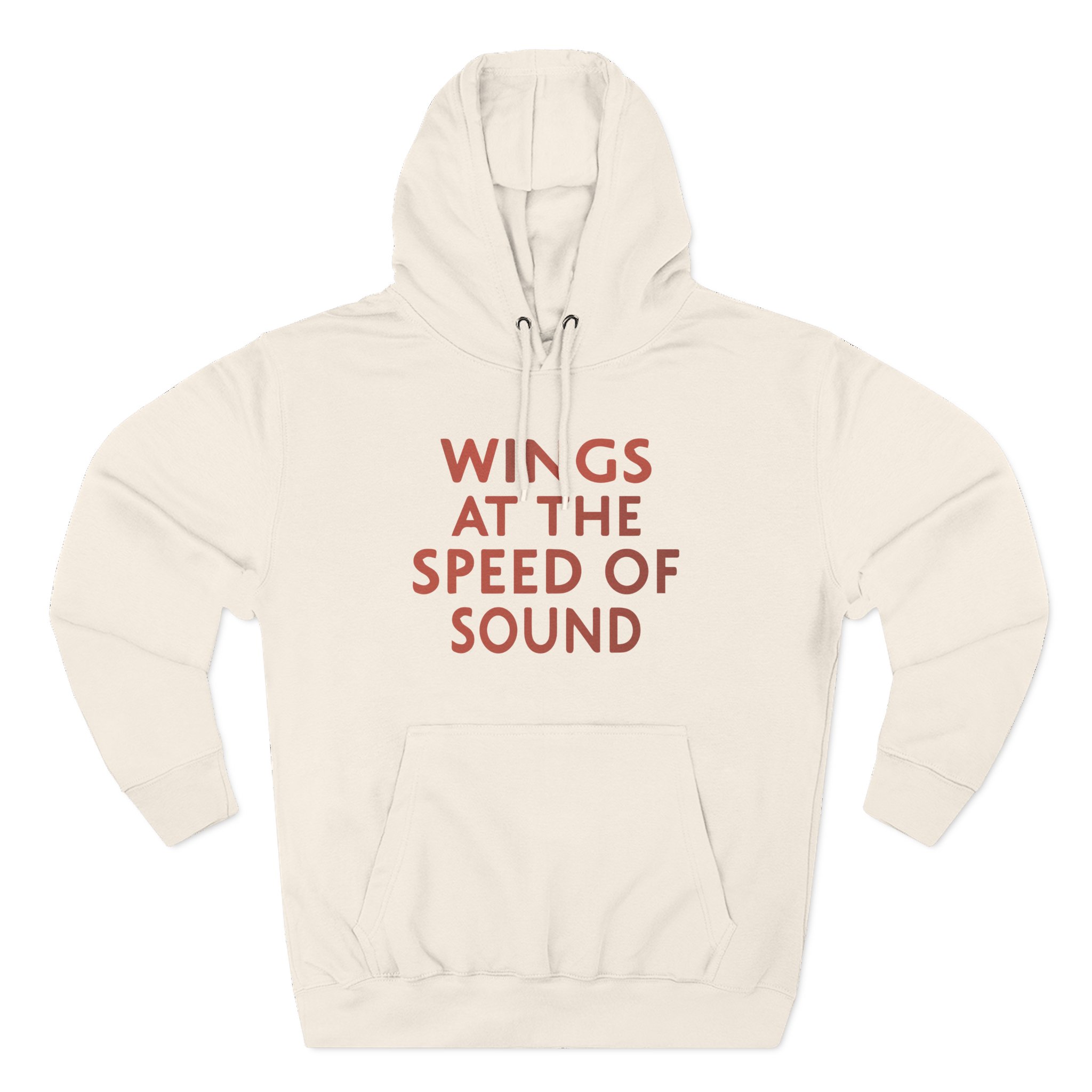 Wings at the Speed of Sound Three-Panel Fleece Hoodie