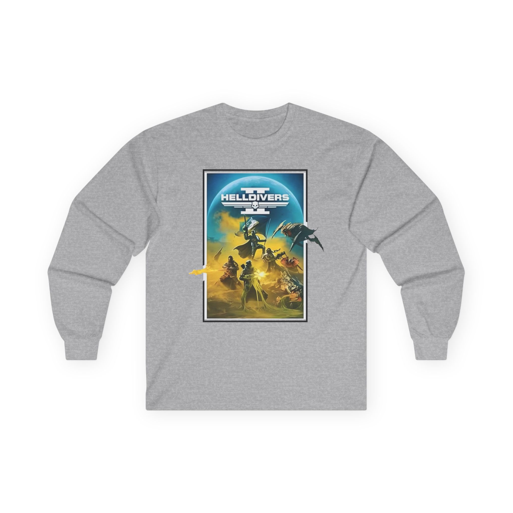 Helldivers Key Art Unisex Ultra Cotton Long Sleeve Tee