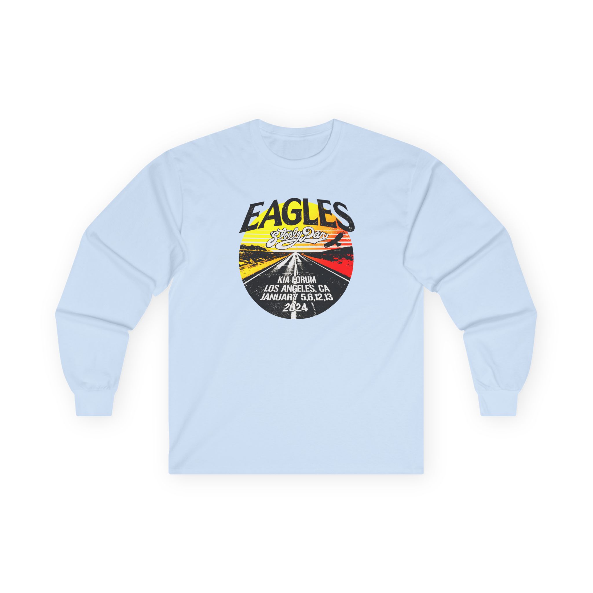 The Eagles The Long Goodbye 2024 Tour Los Angeles Unisex Ultra Cotton Long Sleeve Tee