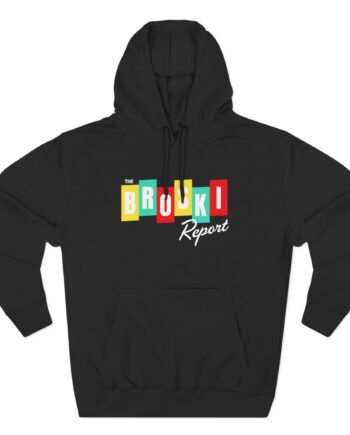 Broski Report National News Blast Three-Panel Fleece Hoodie