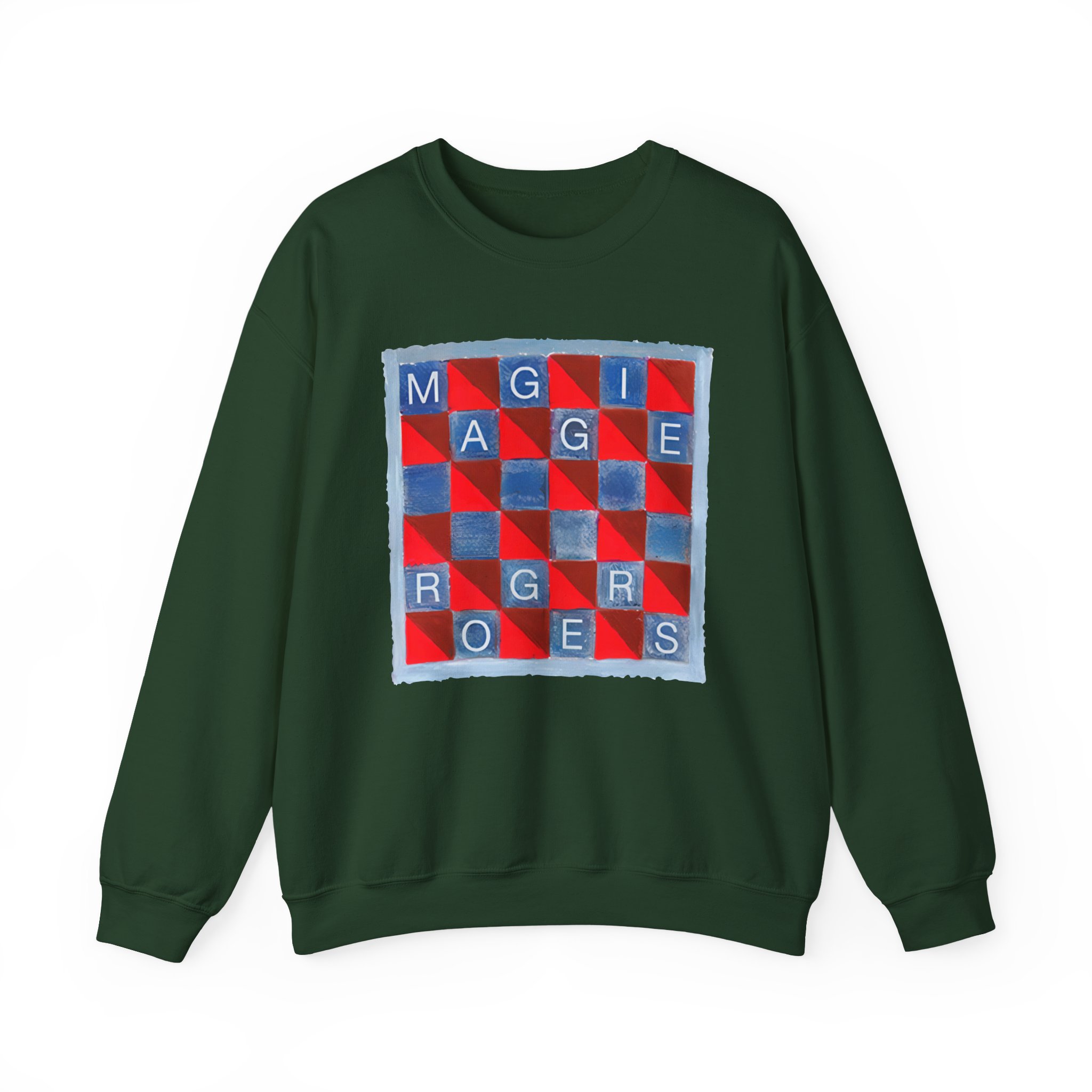 Maggie Rogers Checkmate Unisex Heavy Blendâ„¢ Crewneck Sweatshirt