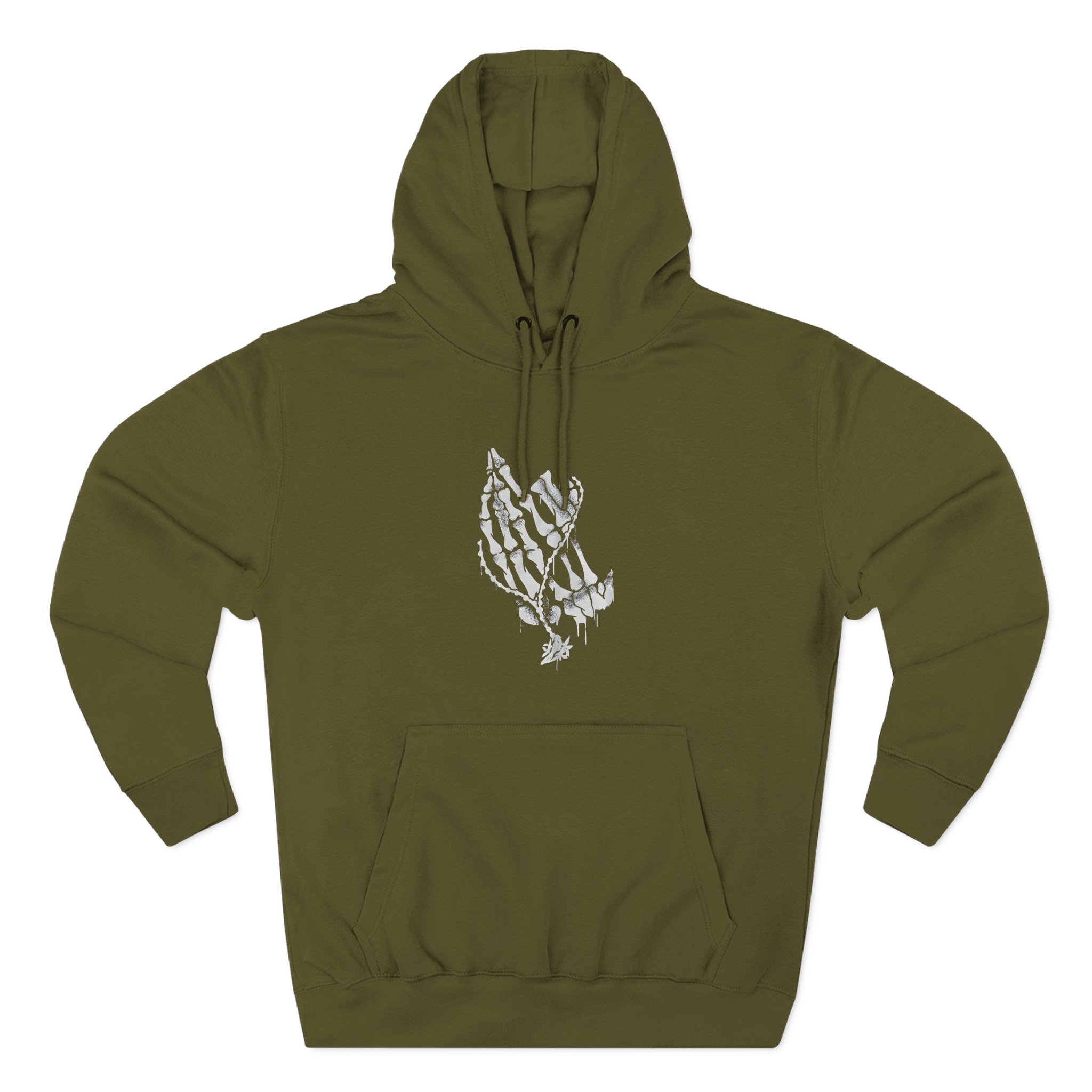 Bayside Praying Hands Three-Panel Fleece Hoodie