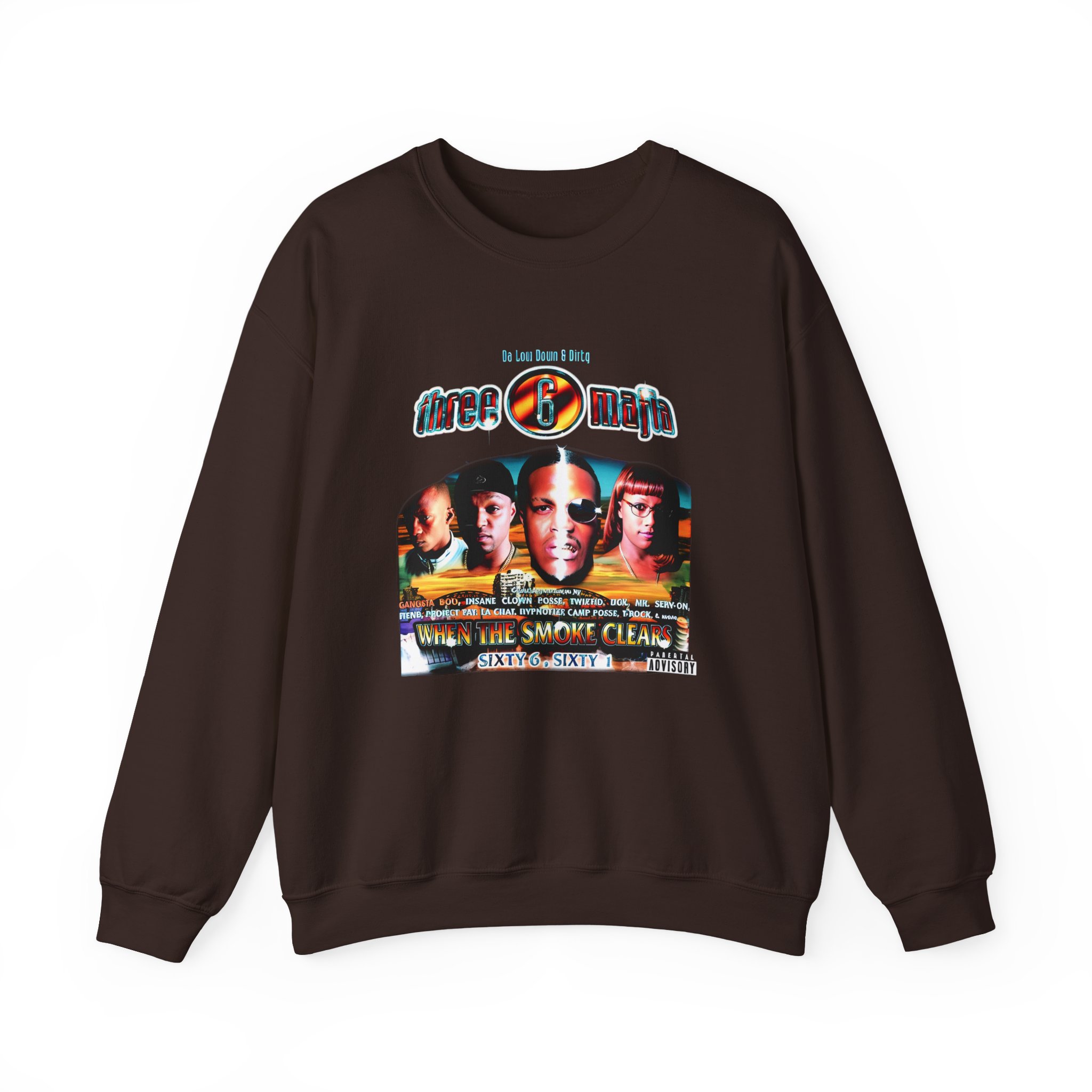 Three 6 Mafia When the Smoke Clears Unisex Heavy Blendâ„¢ Crewneck Sweatshirt