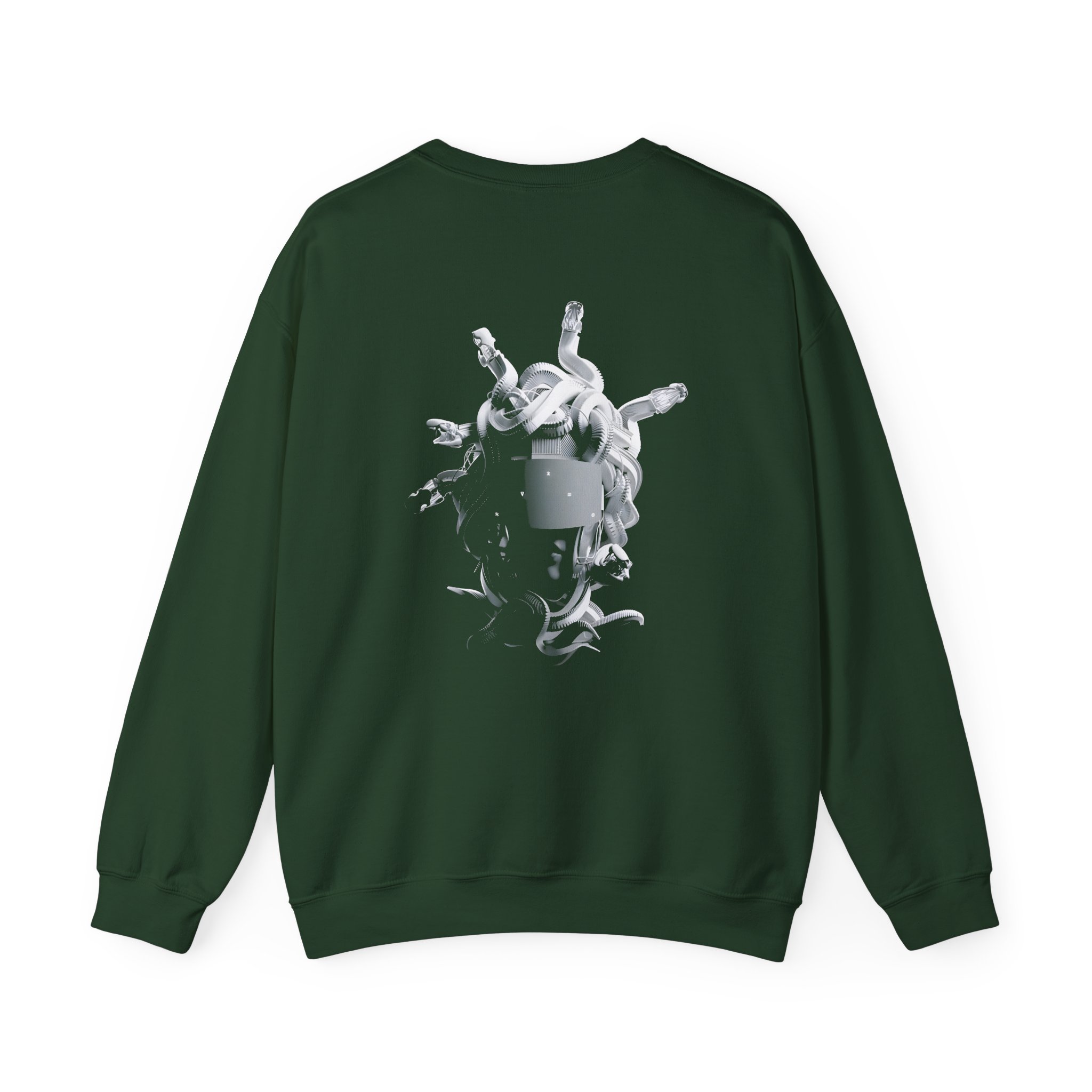 Meduza Greyscale Head Unisex Heavy Blendâ„¢ Crewneck Sweatshirt