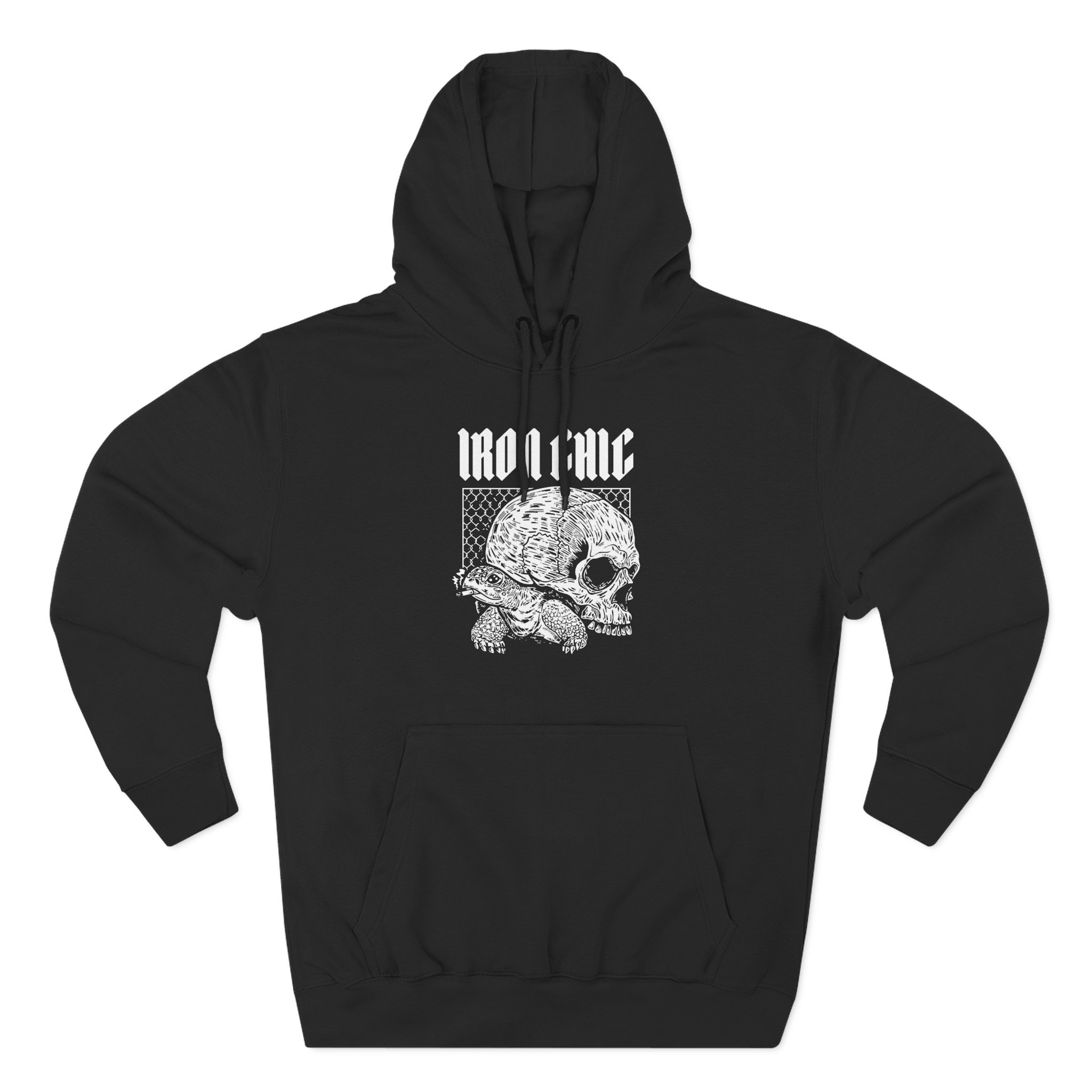 Iron Chic Turtle Three-Panel Fleece Hoodie