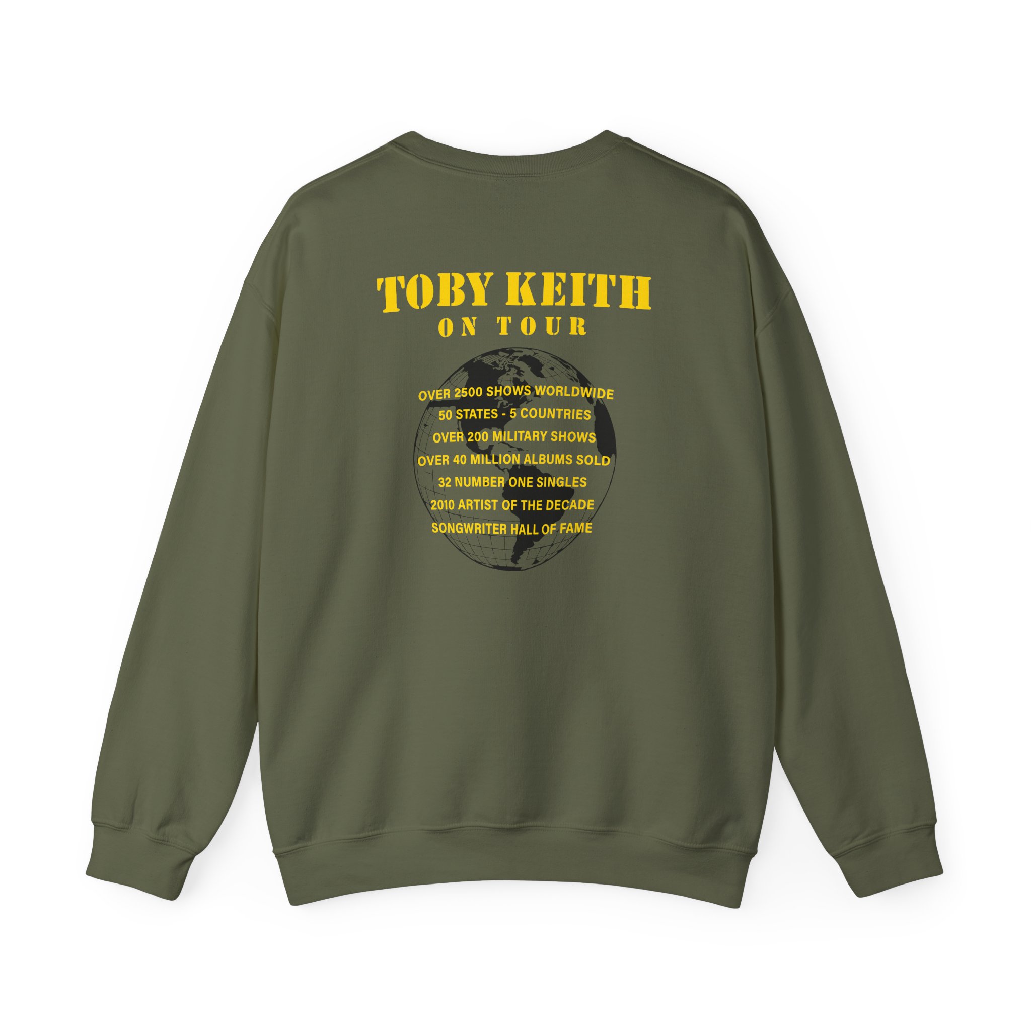 Toby Keith Easy Money Tour Unisex Heavy Blendâ„¢ Crewneck Sweatshirt
