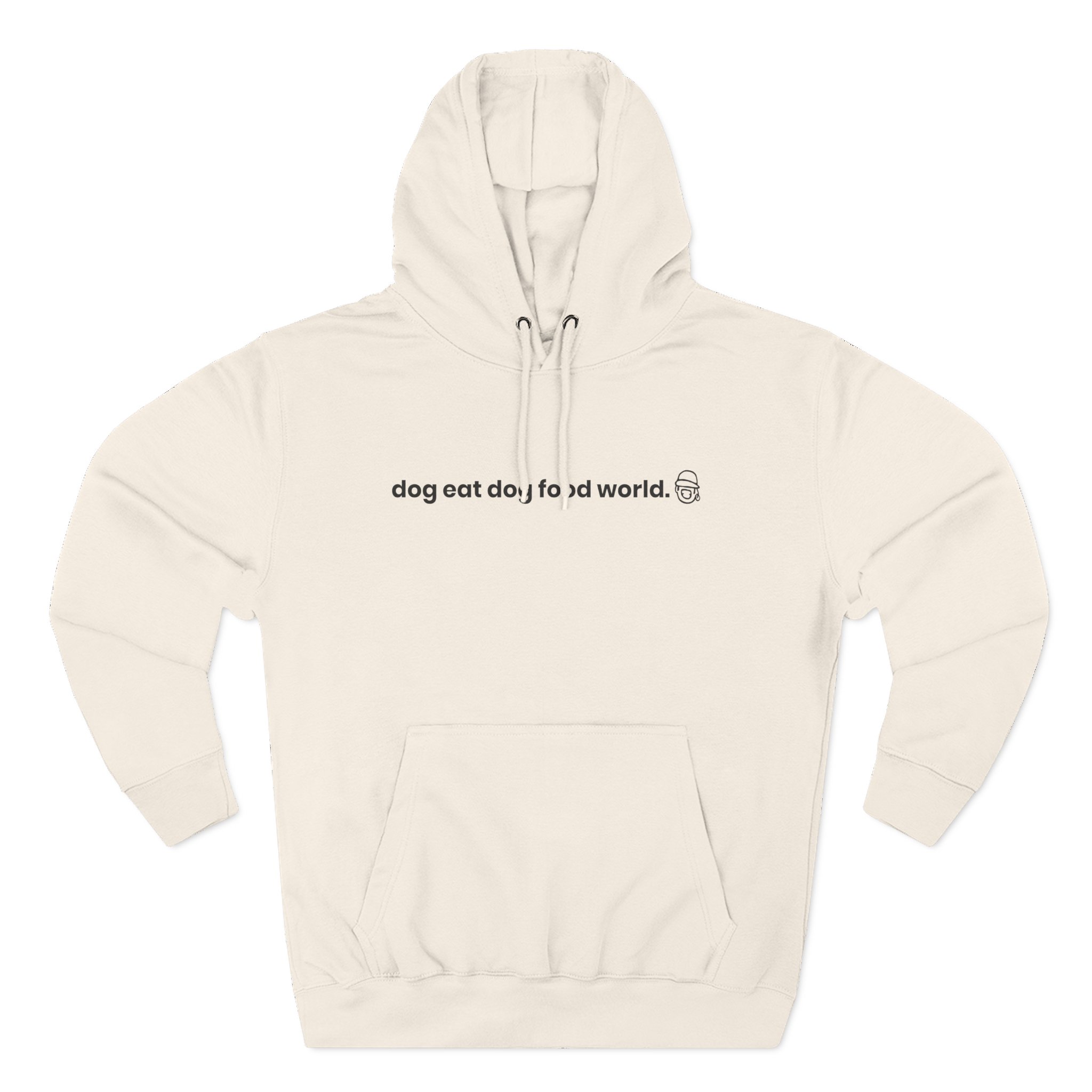Niko B Dog Eat Dog Food World Three-panel Fleece Hoodie