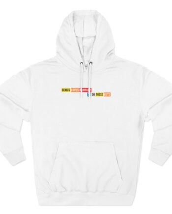 Smartless Genius Loves These Guys Three-Panel Fleece Hoodie