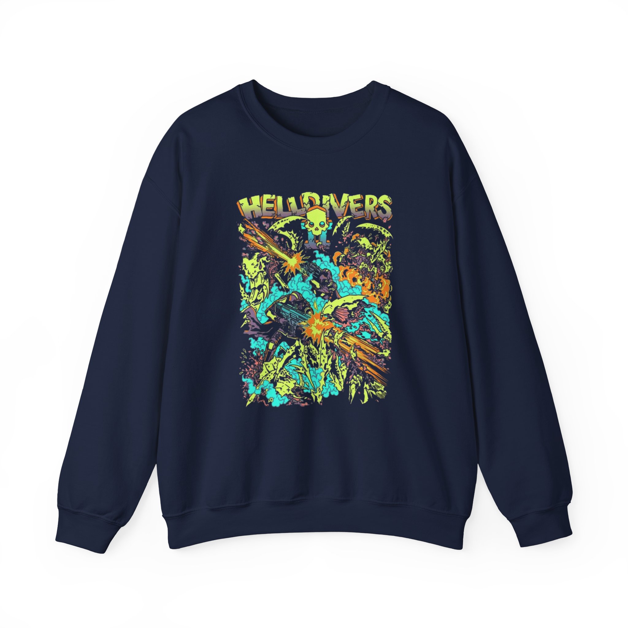 Helldivers the Taste of Freedom Unisex Heavy Blendâ„¢ Crewneck Sweatshirt