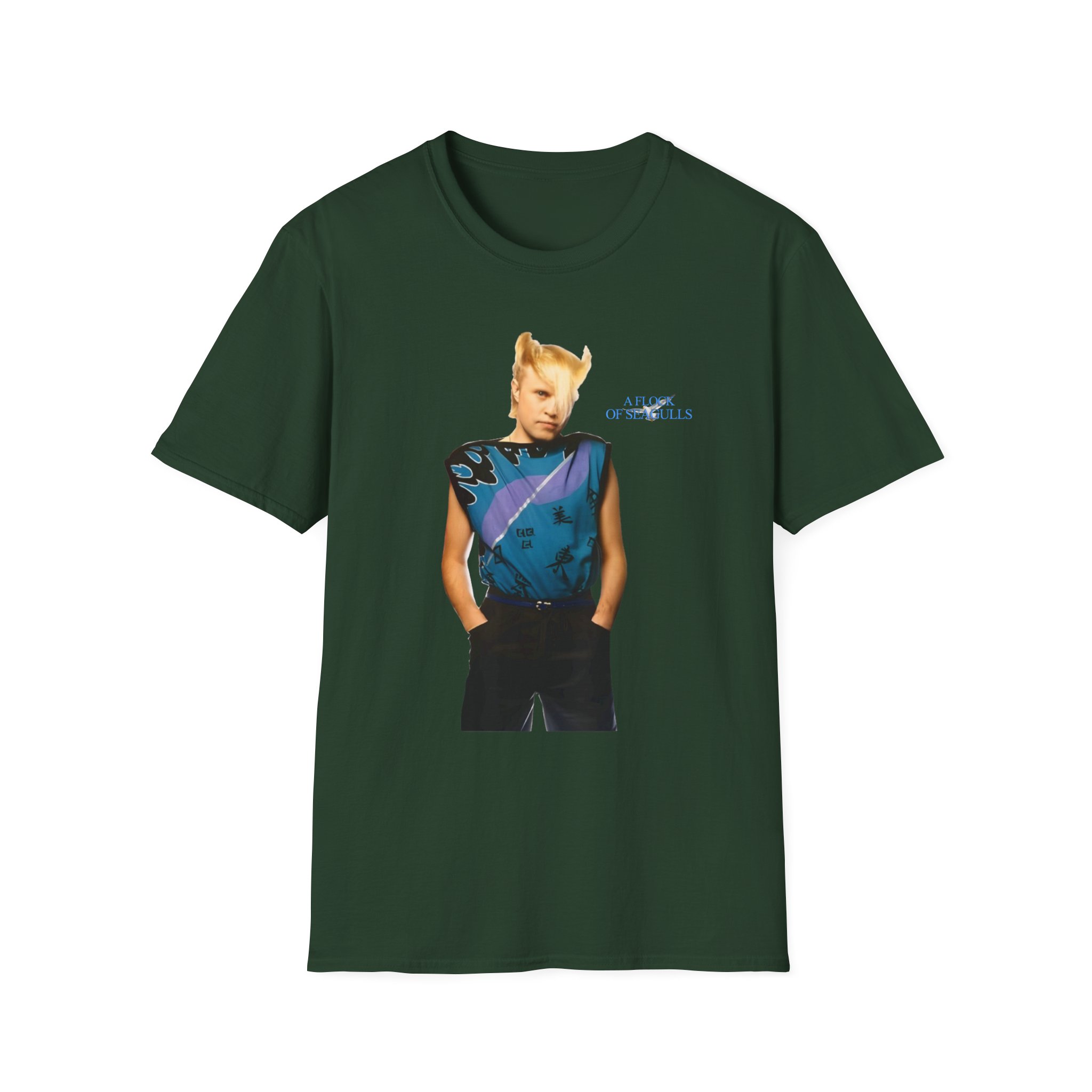 A Flock of Seagulls Mike Score Unisex Softstyle T-Shirt