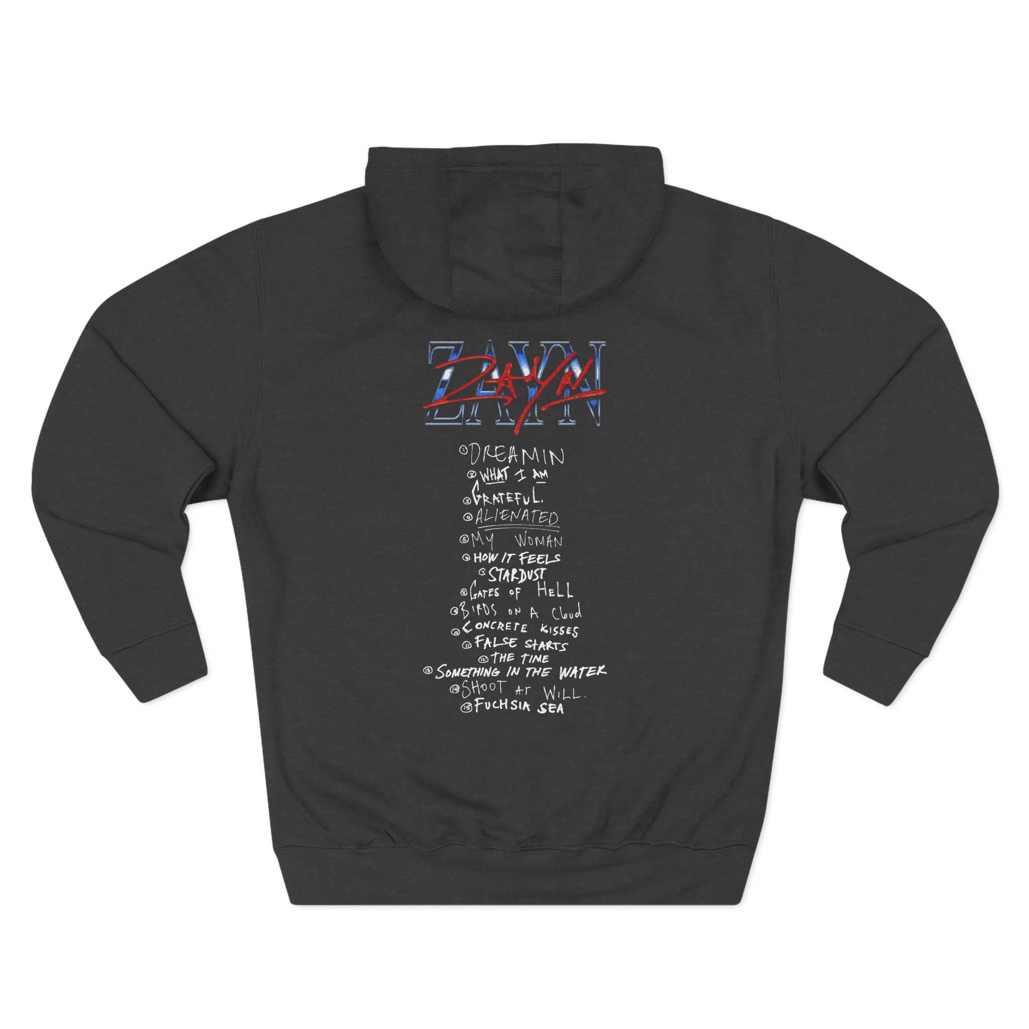 Zayn Malik Room Under the Stairs Anniversary Three-Panel Fleece Hoodie