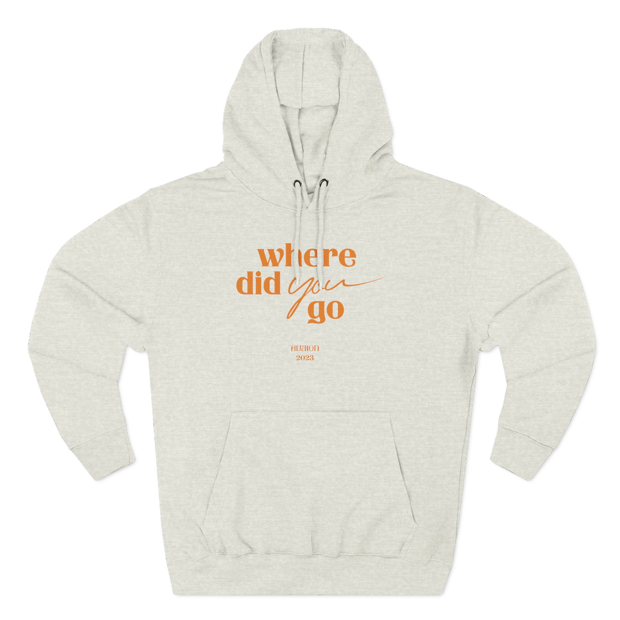 Avaion Where Did You Go Three-Panel Fleece Hoodie