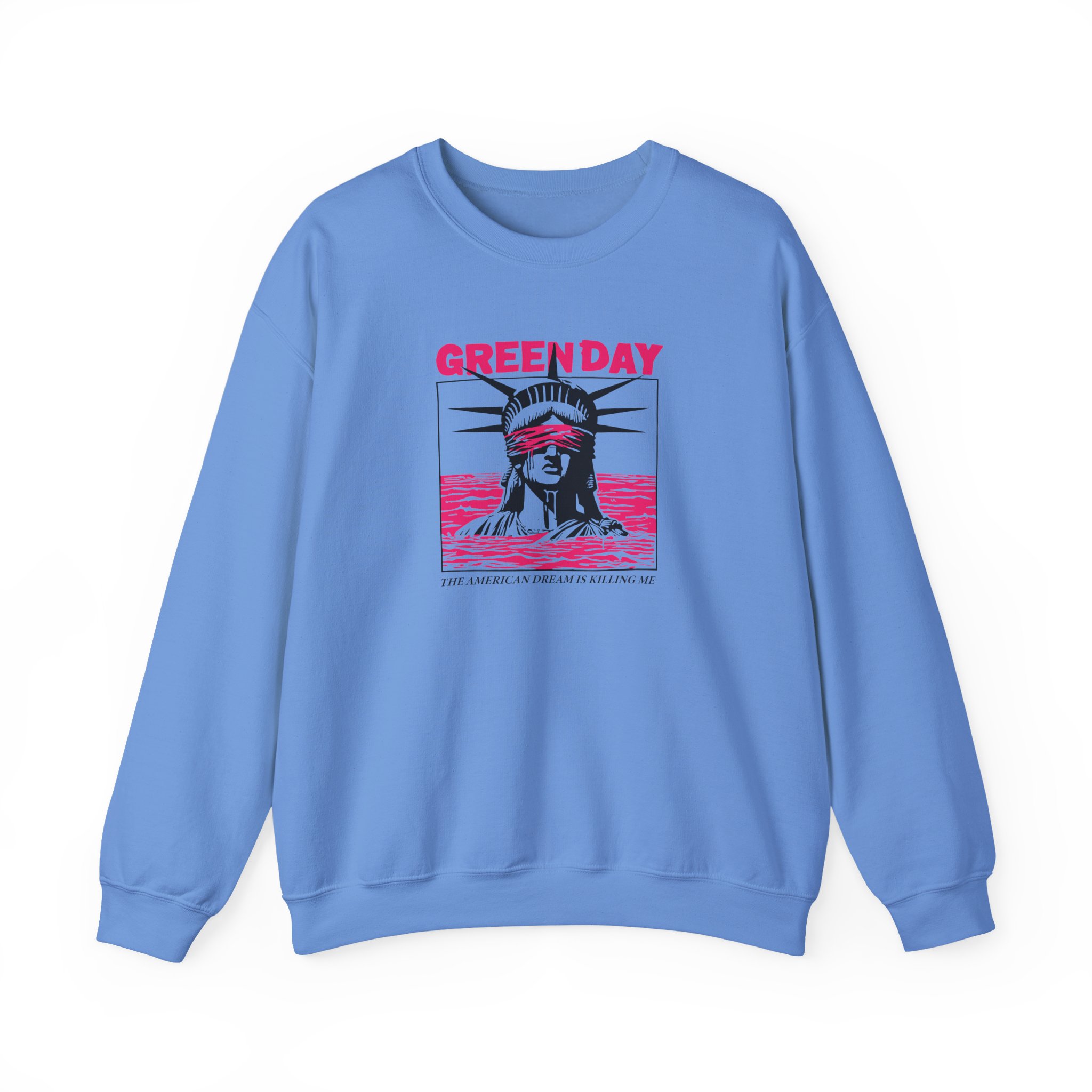 Green Day Lady Liberty Unisex Heavy Blendâ„¢ Crewneck Sweatshirt
