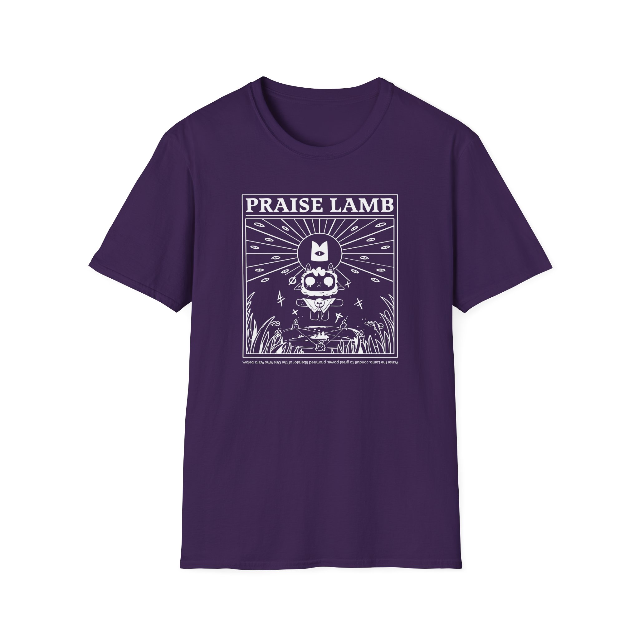 Cult of the Lamb Praise Lamb Unisex Softstyle T-Shirt