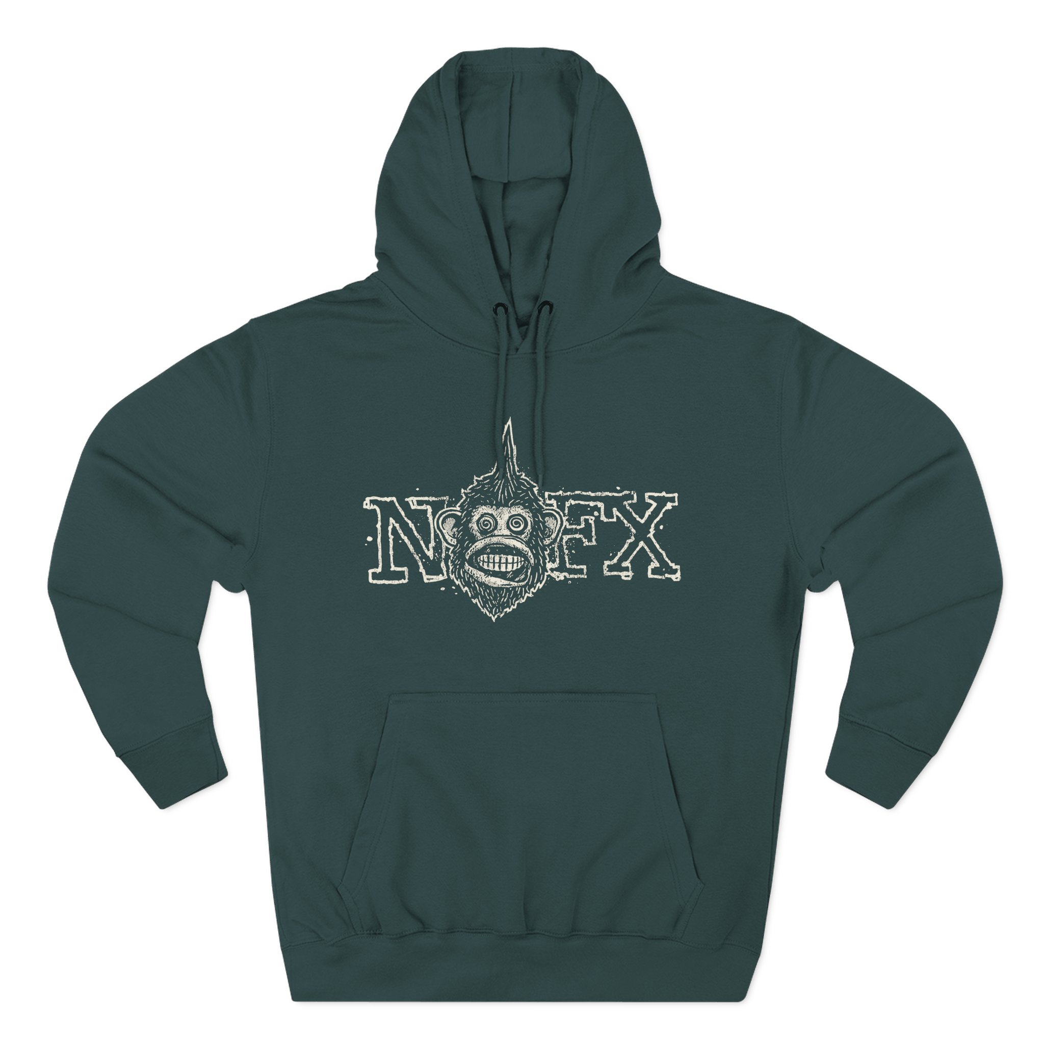 Nofx Chimp Three-Panel Fleece Hoodie