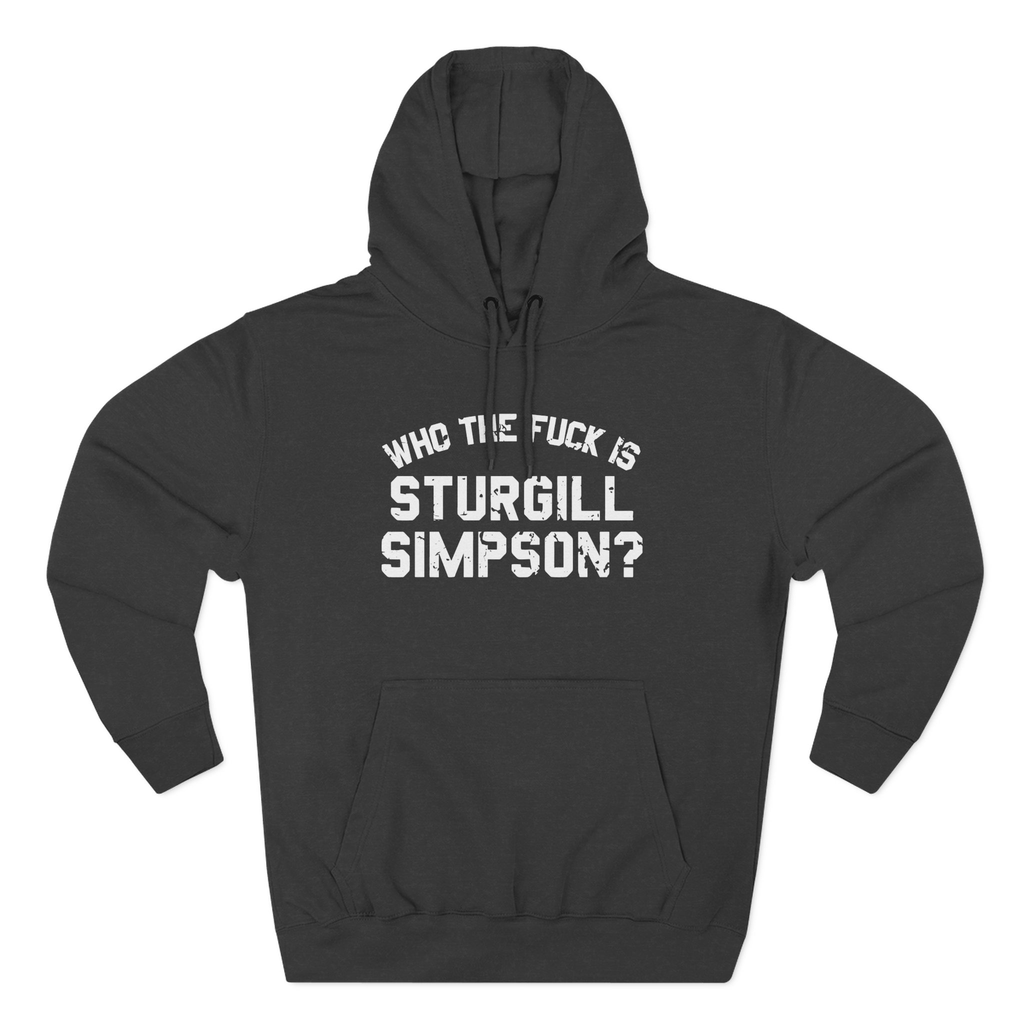 Sturgill Simpson Who The F*ck Is Sturgill Simpson Three-Panel Fleece Hoodie