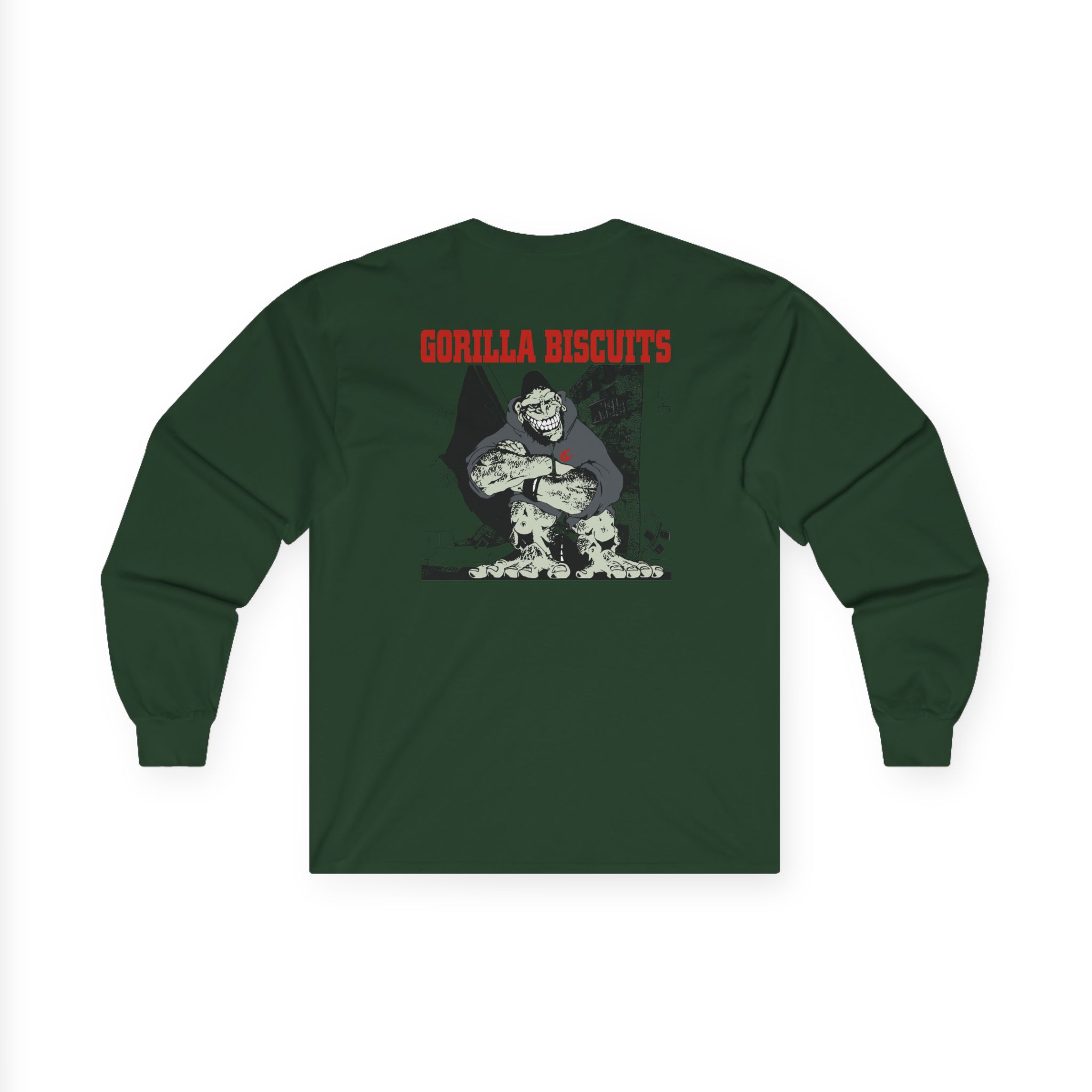 Gorilla Biscuits Hold Your Ground Unisex Ultra Cotton Long Sleeve Tee