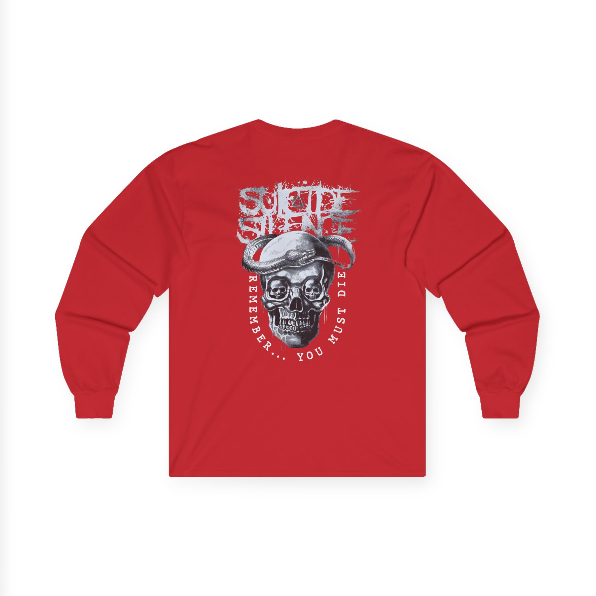 Suicide Silence Rymd Snake Skull Unisex Ultra Cotton Long Sleeve Tee