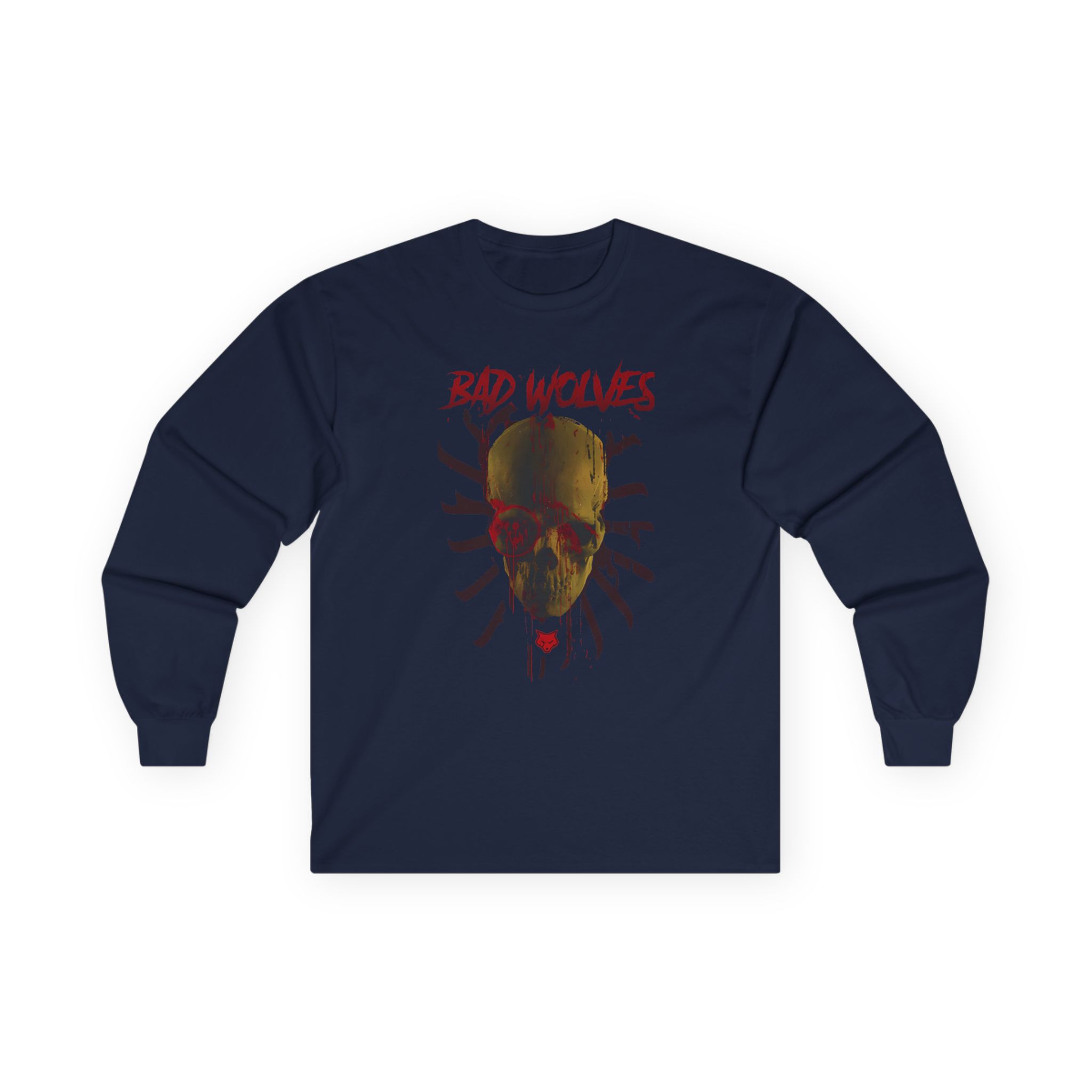 Bad Wolves Bloody Skull Unisex Ultra Cotton Long Sleeve Tee