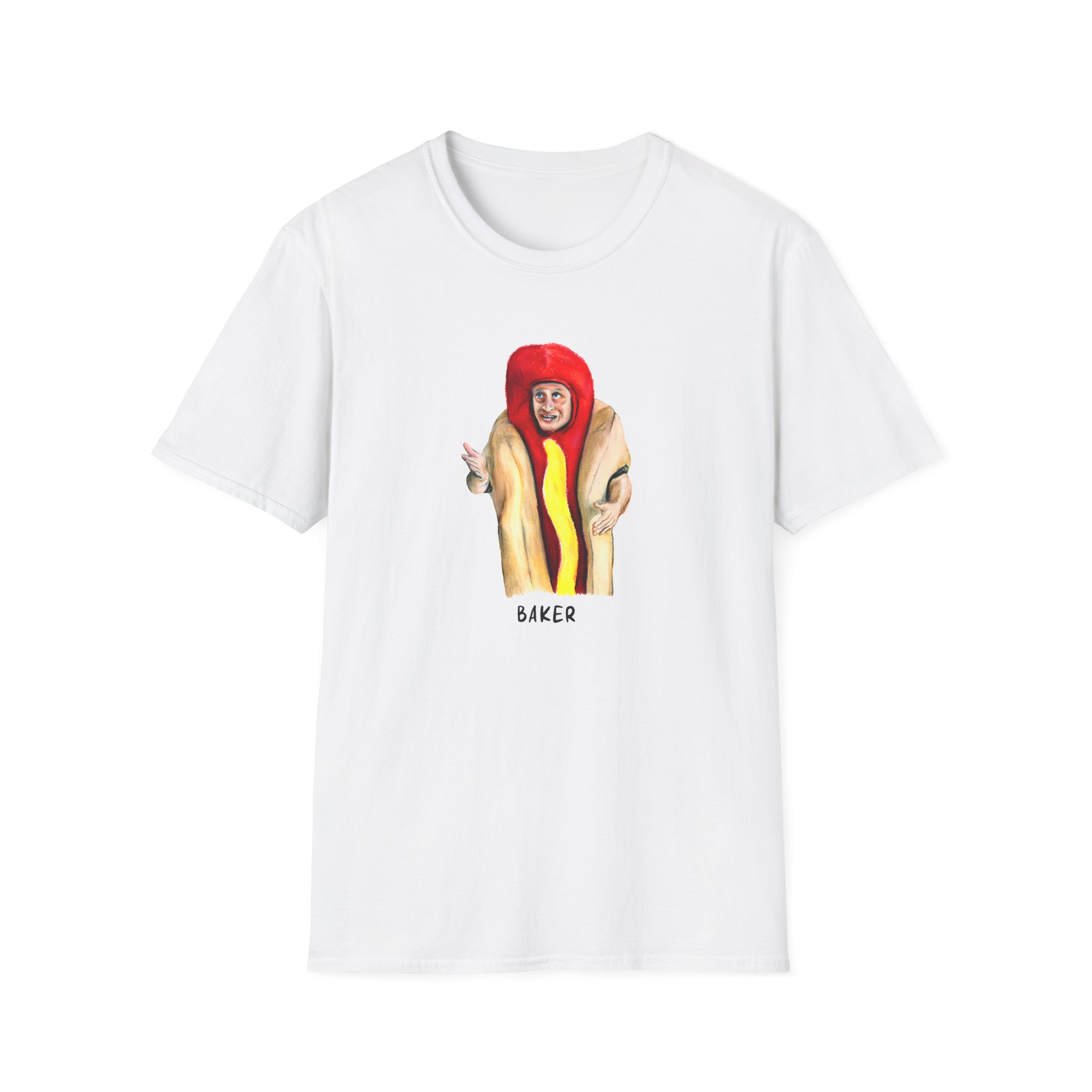 I Think You Should Leave Baker Robinson Unisex Softstyle T-Shirt