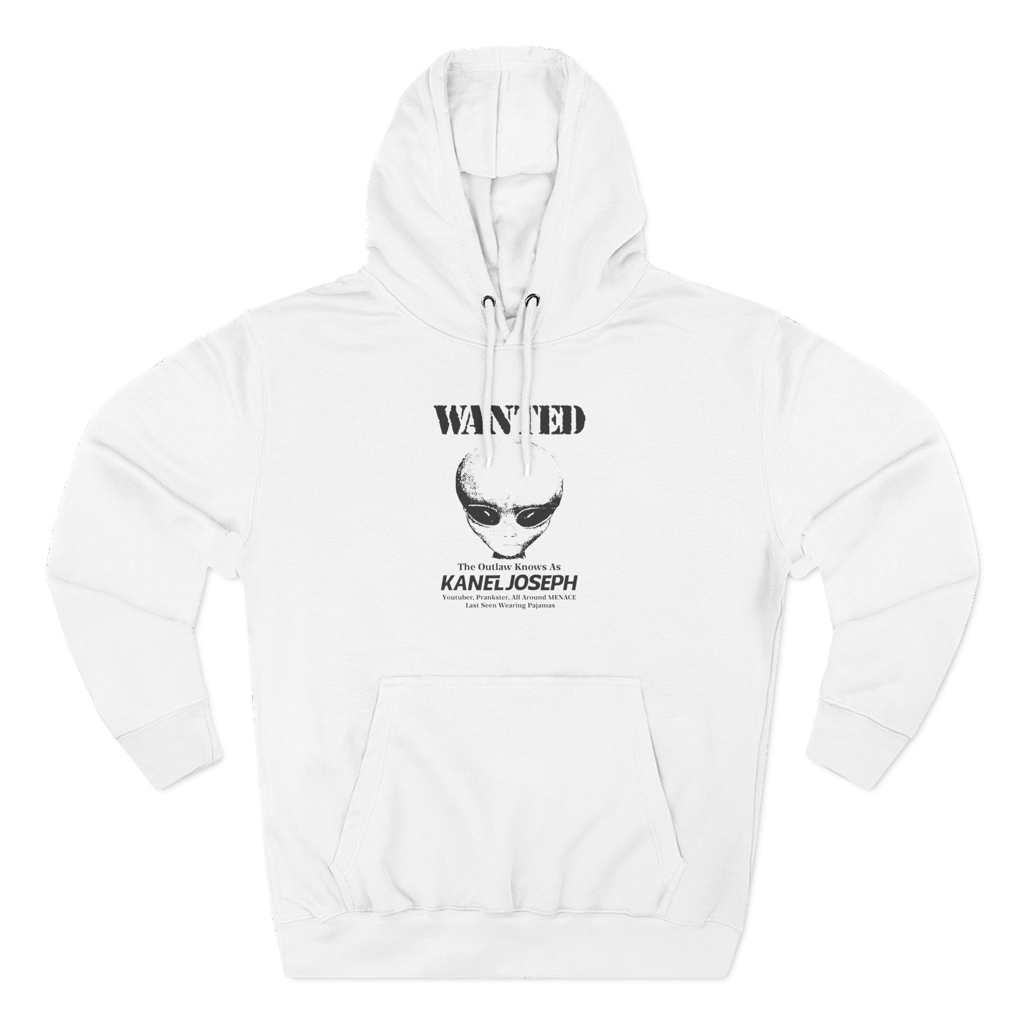 Kanel Joseph Wanted Alien Three-Panel Fleece Hoodie